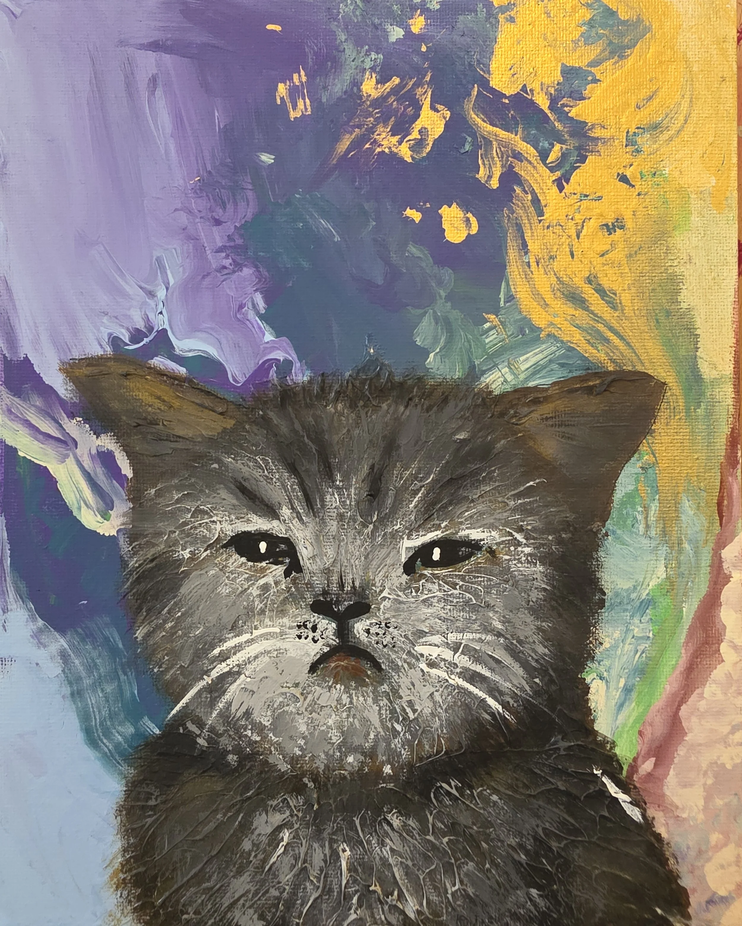 Grumpy Kitty 8x10