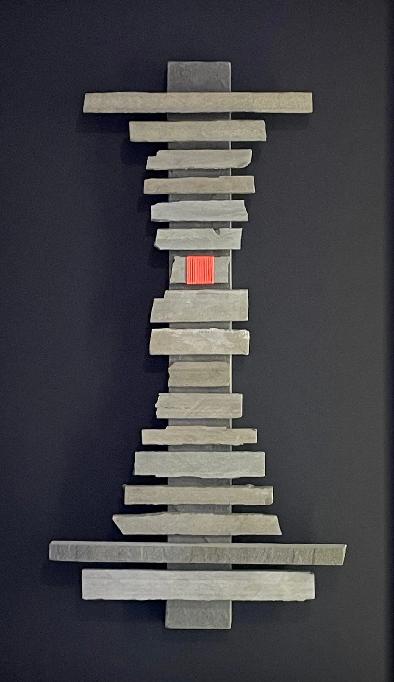  Cairn I  
Salvaged bluestone, mason string line | 20" x 31"