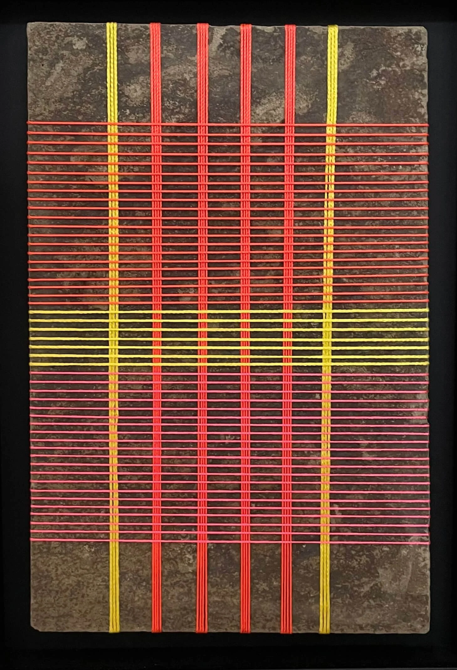  One Form Of Control 2020  
Salvaged bluestone, mason string line | 15.5" x 21"