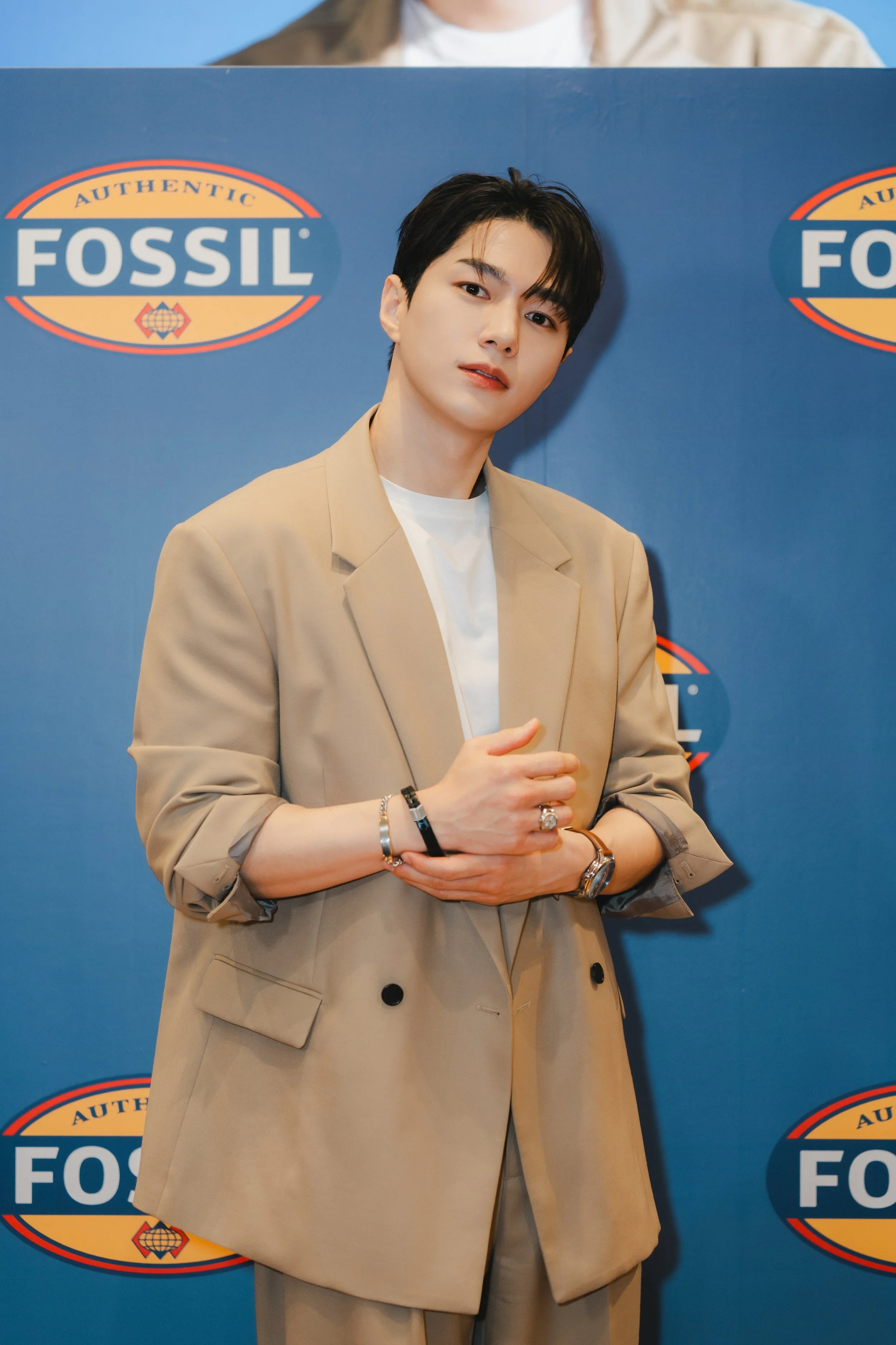Kim Myung Soo (L) Brings Timeless Style to Fossil Malaysia's Summer Collection Launch