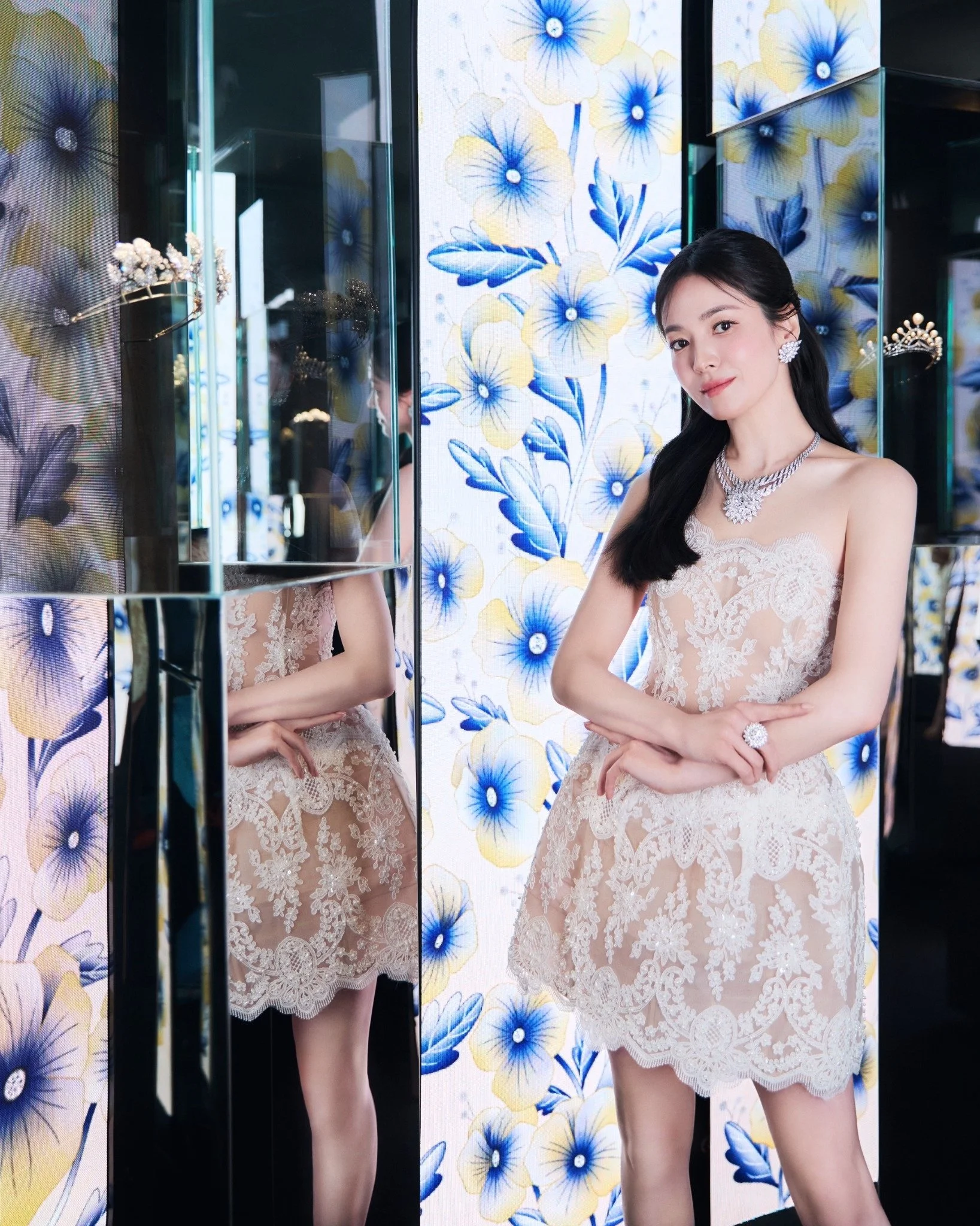 Song Hye Kyo attending Chaumet Jewels by Nature event in Seoul