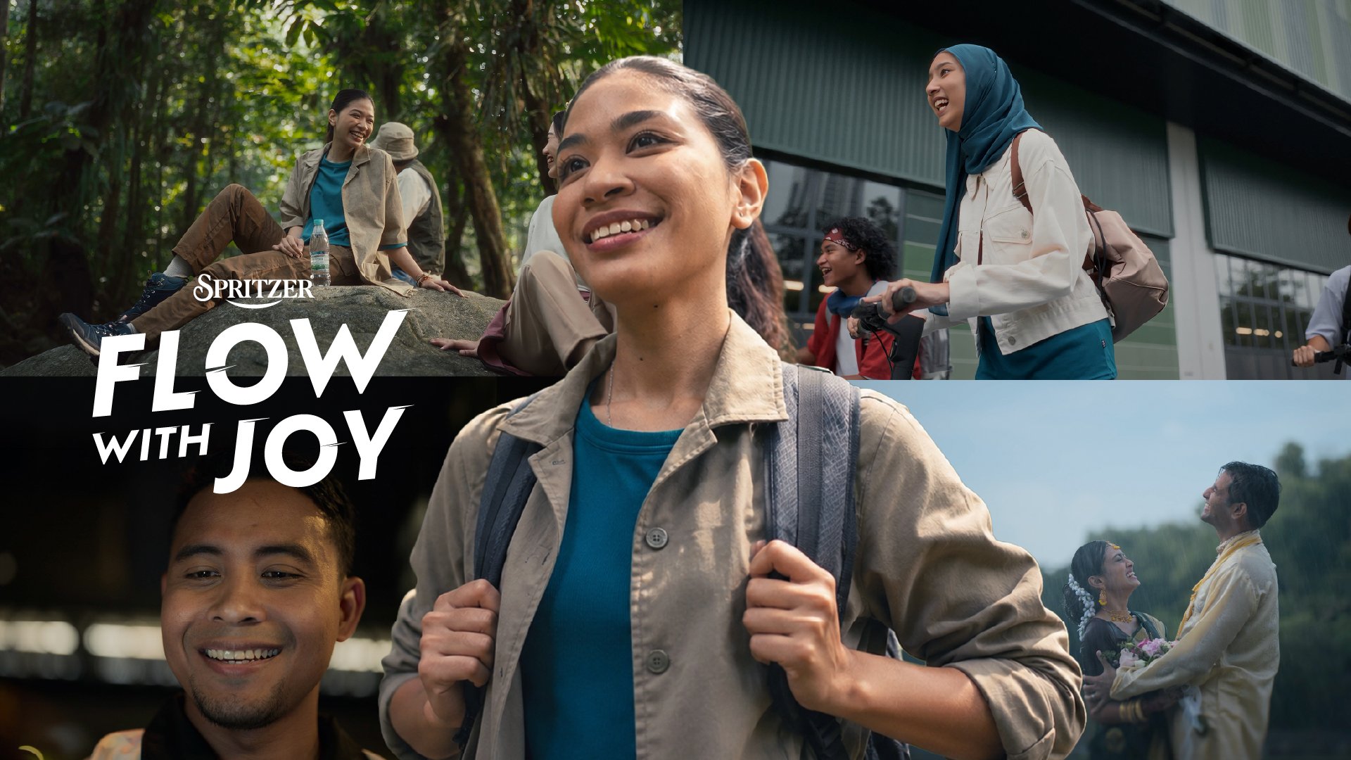 Spritzer Flow With Joy cinematic film featuring Malaysians enjoying outdoor moments