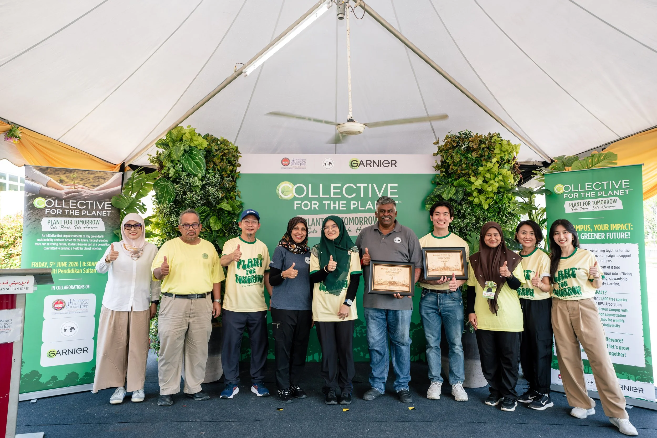 Garnier Malaysia Collective for the Planet launch at UPSI