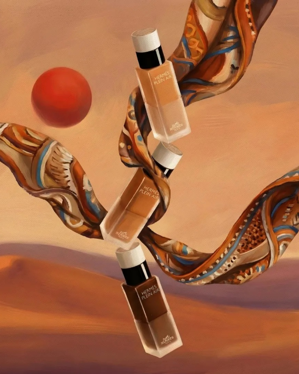 Hermès Plein Air Foundation bottle from Hermès Beauty