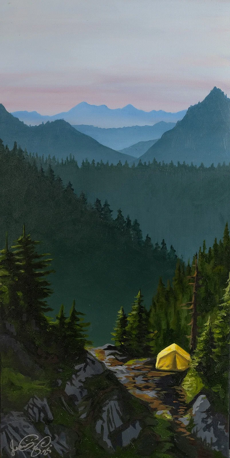 Gothic Basin Yellow Tent