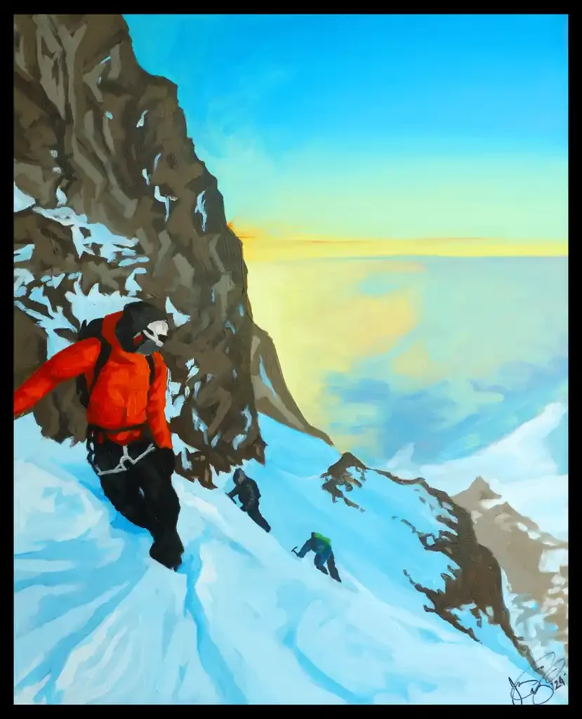 Mt Ranier climbers