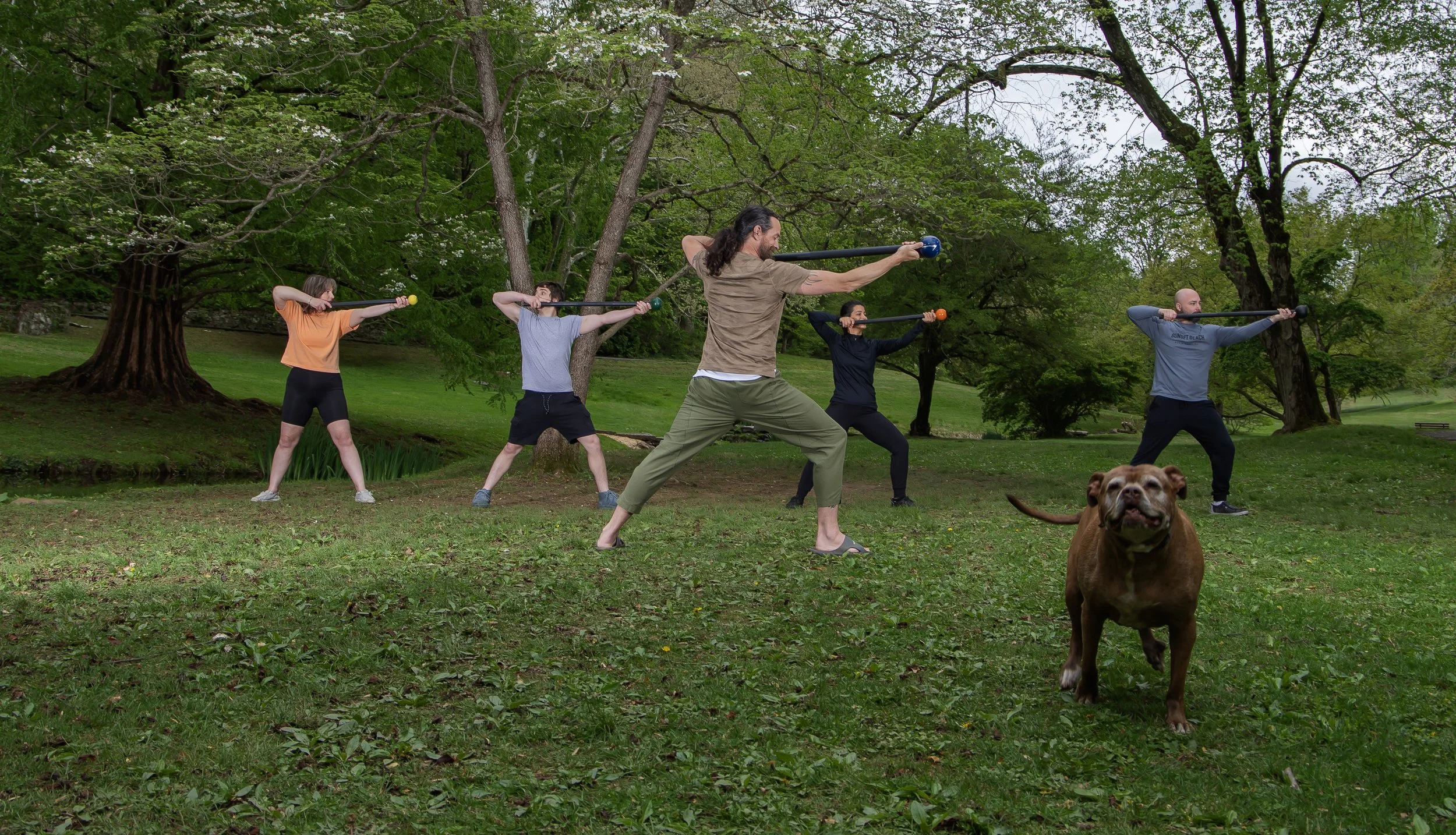 Group in Archer Mace with Puppy.JPG
