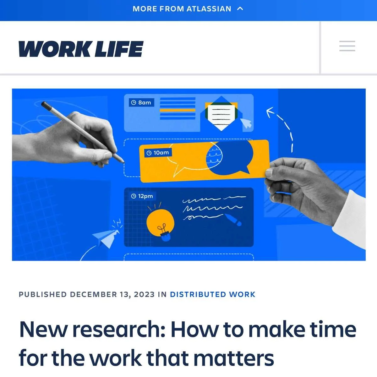 Atlassian <span>Executive Ghostwriter, Thought Leadership<span>