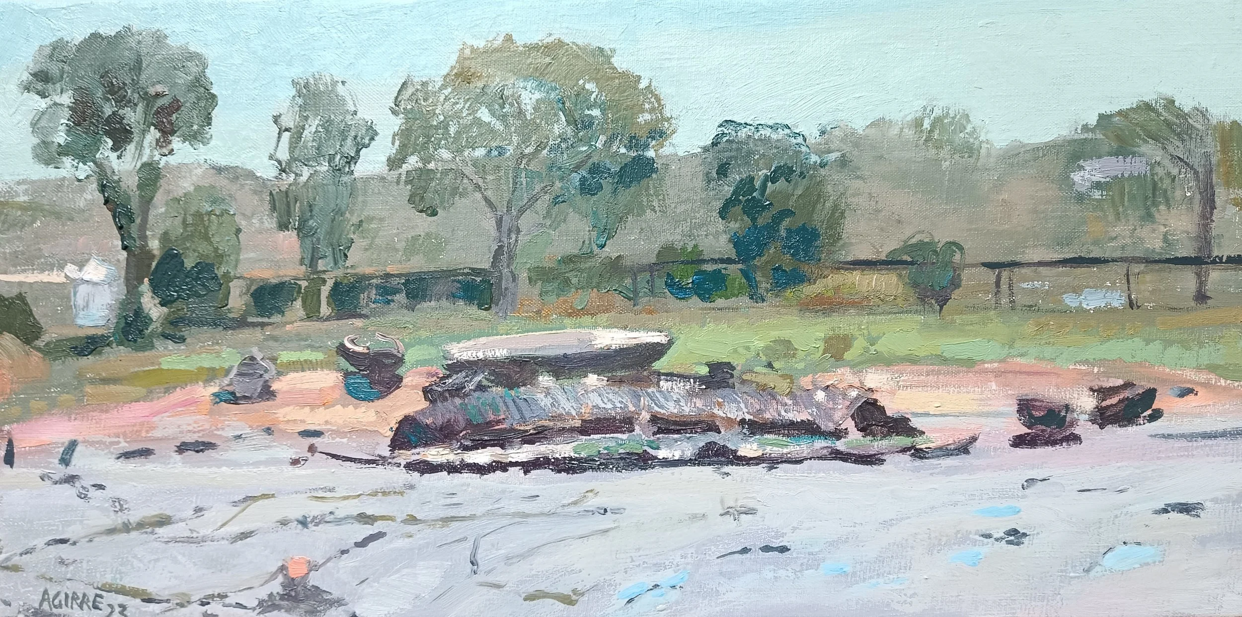Hontzi-ondarra. Palos de la Frontera. Pecio. 30x60  2023.jpg