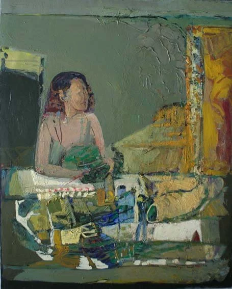 chica en la mesa 1986 163x130.jpg
