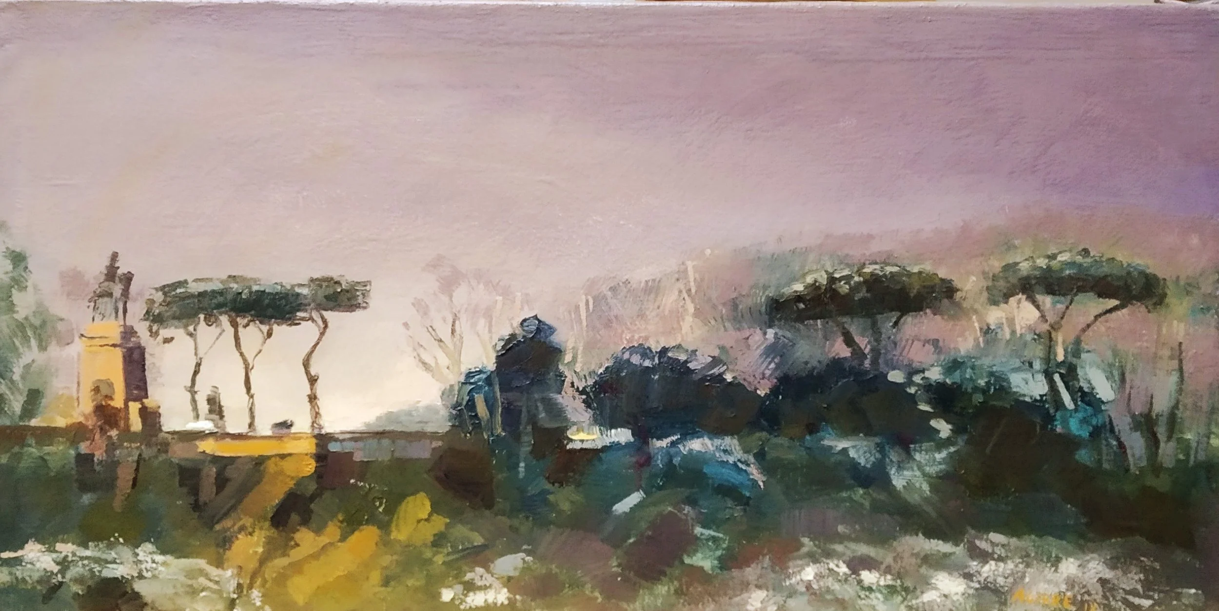 29 Gianicolo piazza garibaldi  30x60  2018.jpg