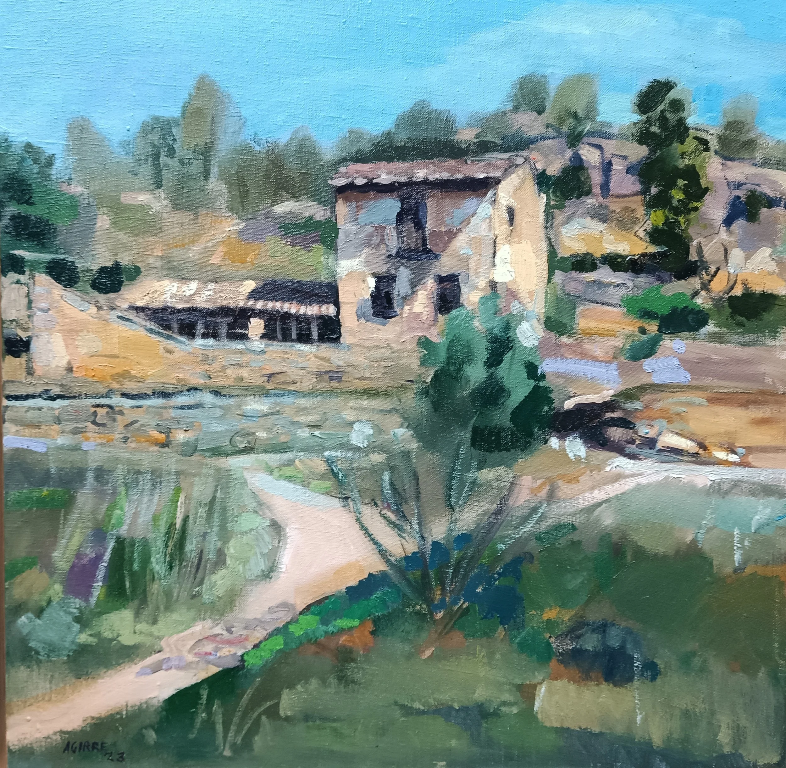 Paisaia. Valderrobres. Paisaje. 57x57  2023.jpg