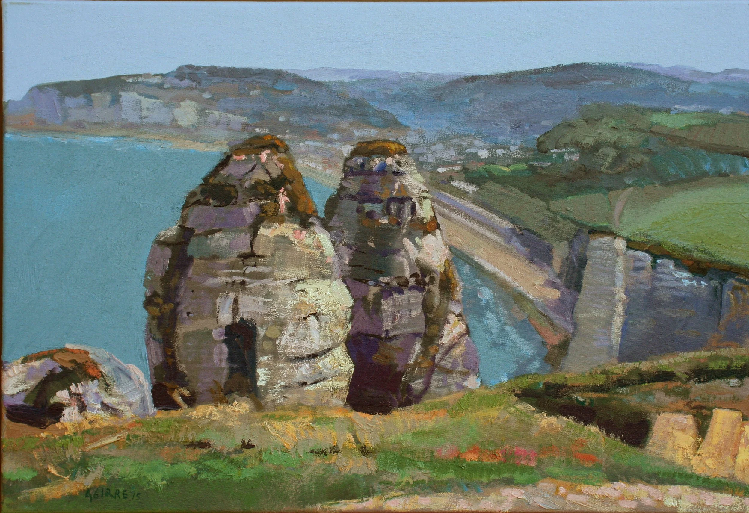 20 Rocas. Etretat Normandia 50x73  2015.jpg