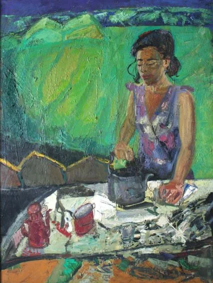 inma con cafetera 130x97 1987.jpg