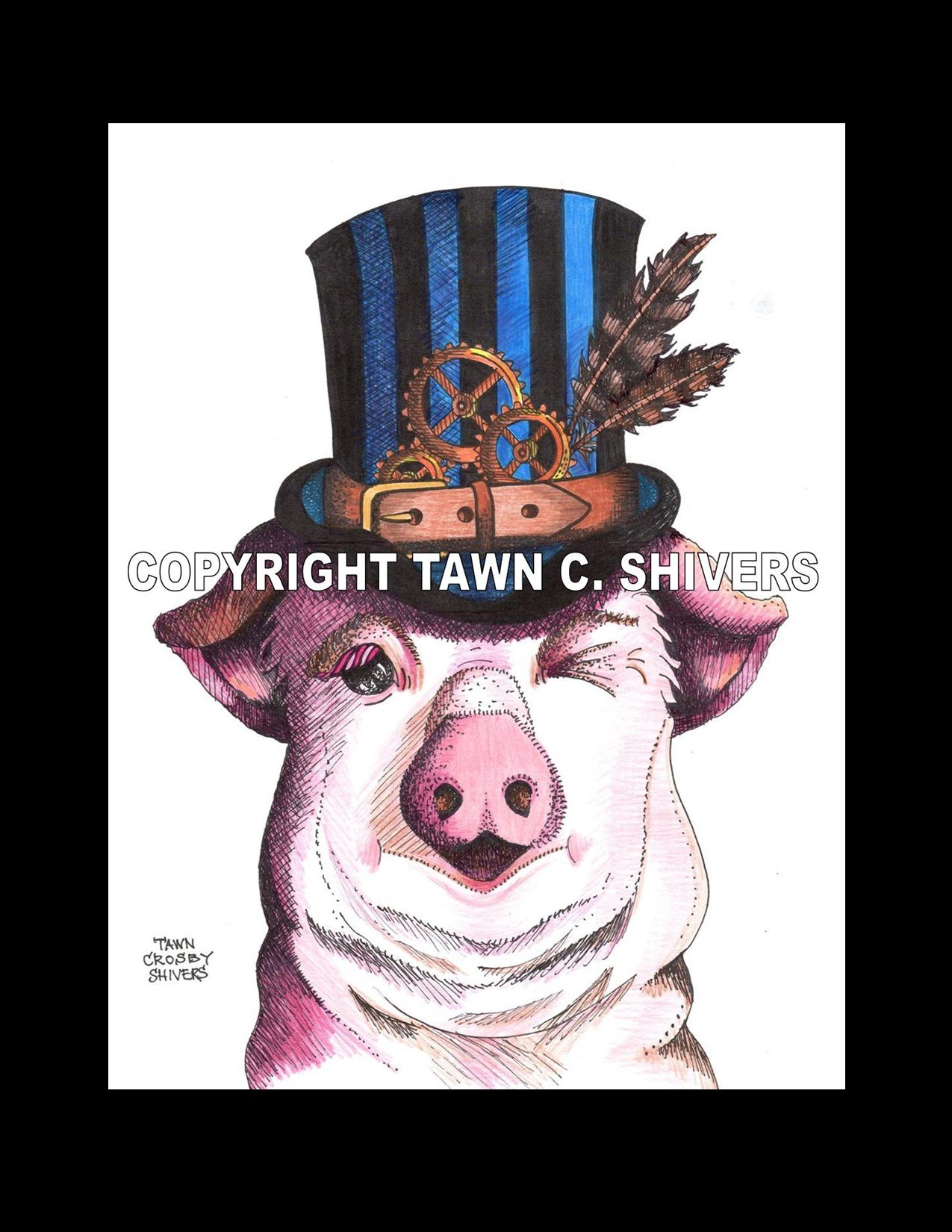 PIG WEARING TOP HAT