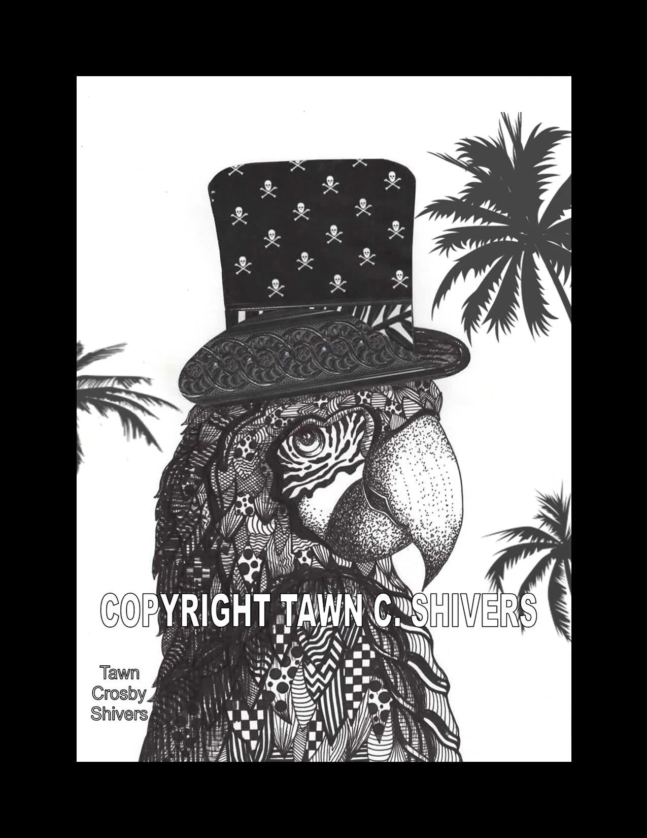 PARROT WEARING TOP HAT FRAGMENTATION