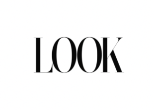The word 'LOOK' written in bold black capital letters.