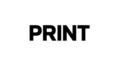 The word  'PRINT' in bold black letters on a white background.