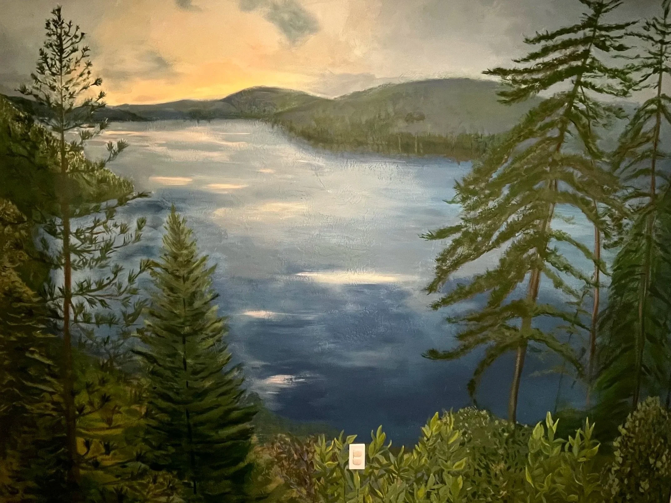 Spirit Lake Bedroom Mural