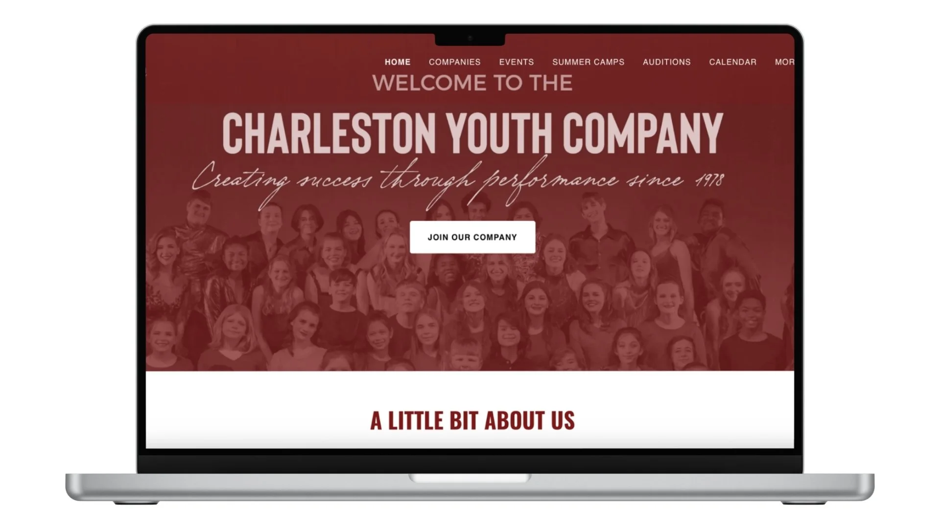 A live website designed in GoDaddy sites. 
Click on Image to view the active website