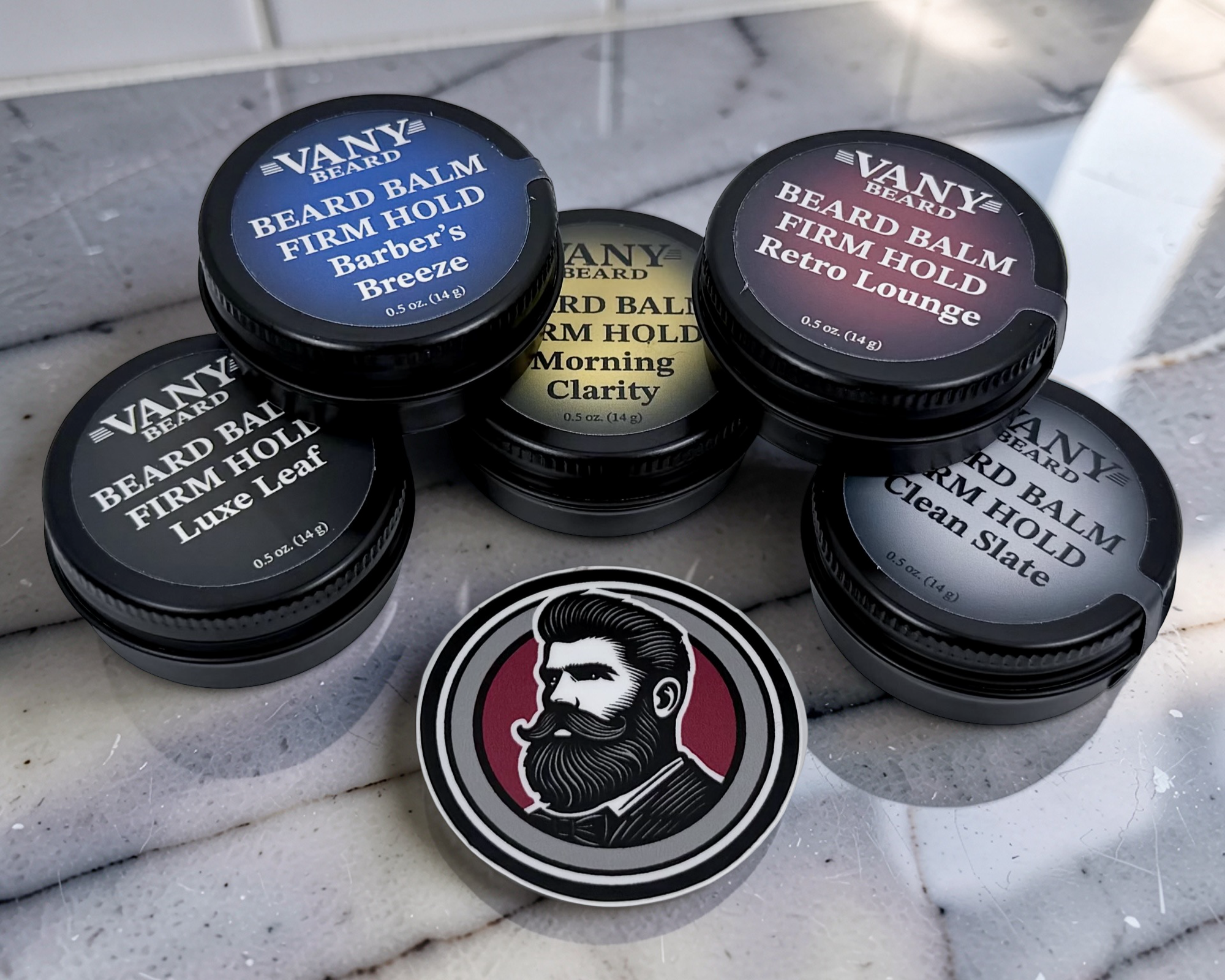 Beard Balm Sample Kit - Light or Firm Hold