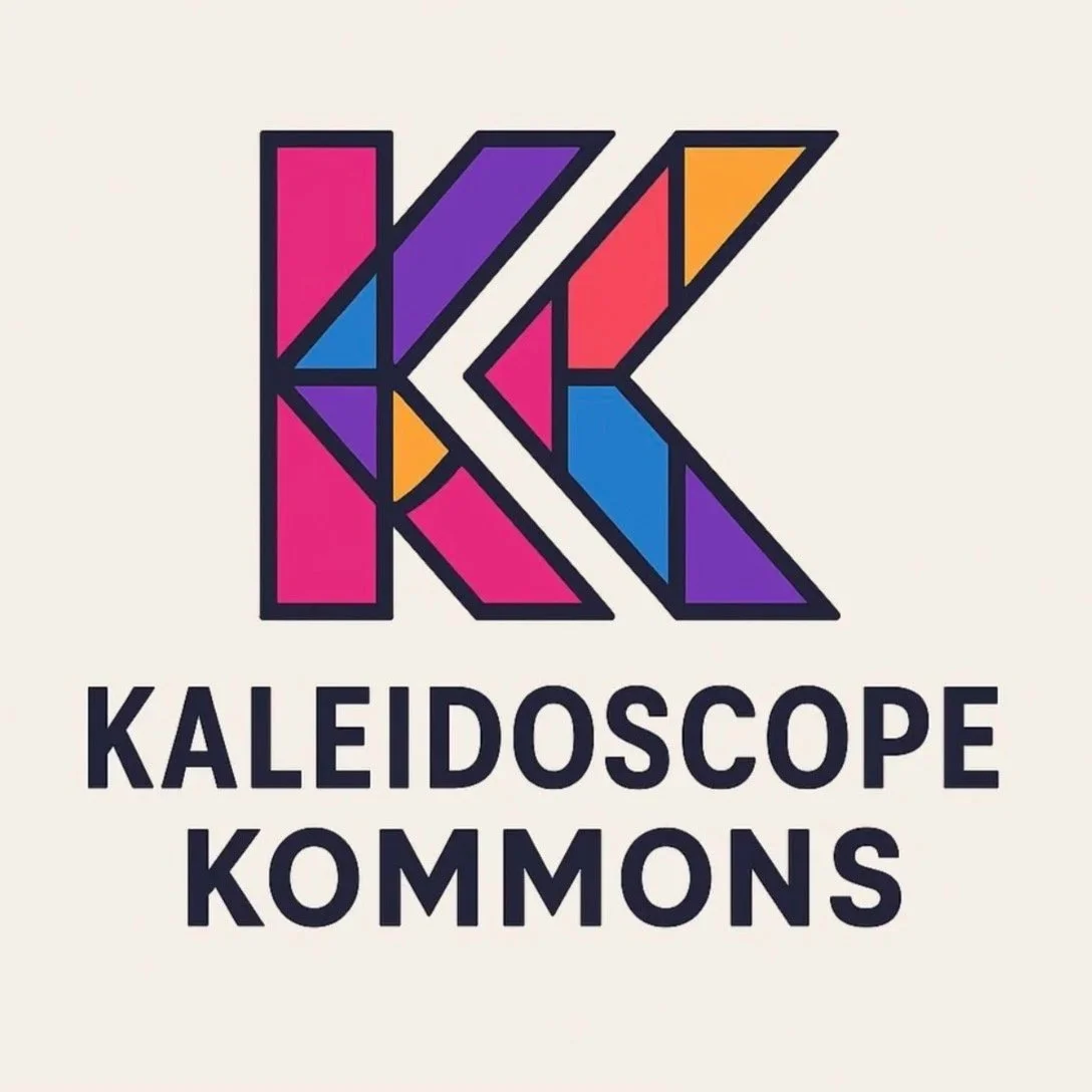 Kaleidoscope Kommons Logo - a rentable event space located in Thornton Park, Orlando, Florida