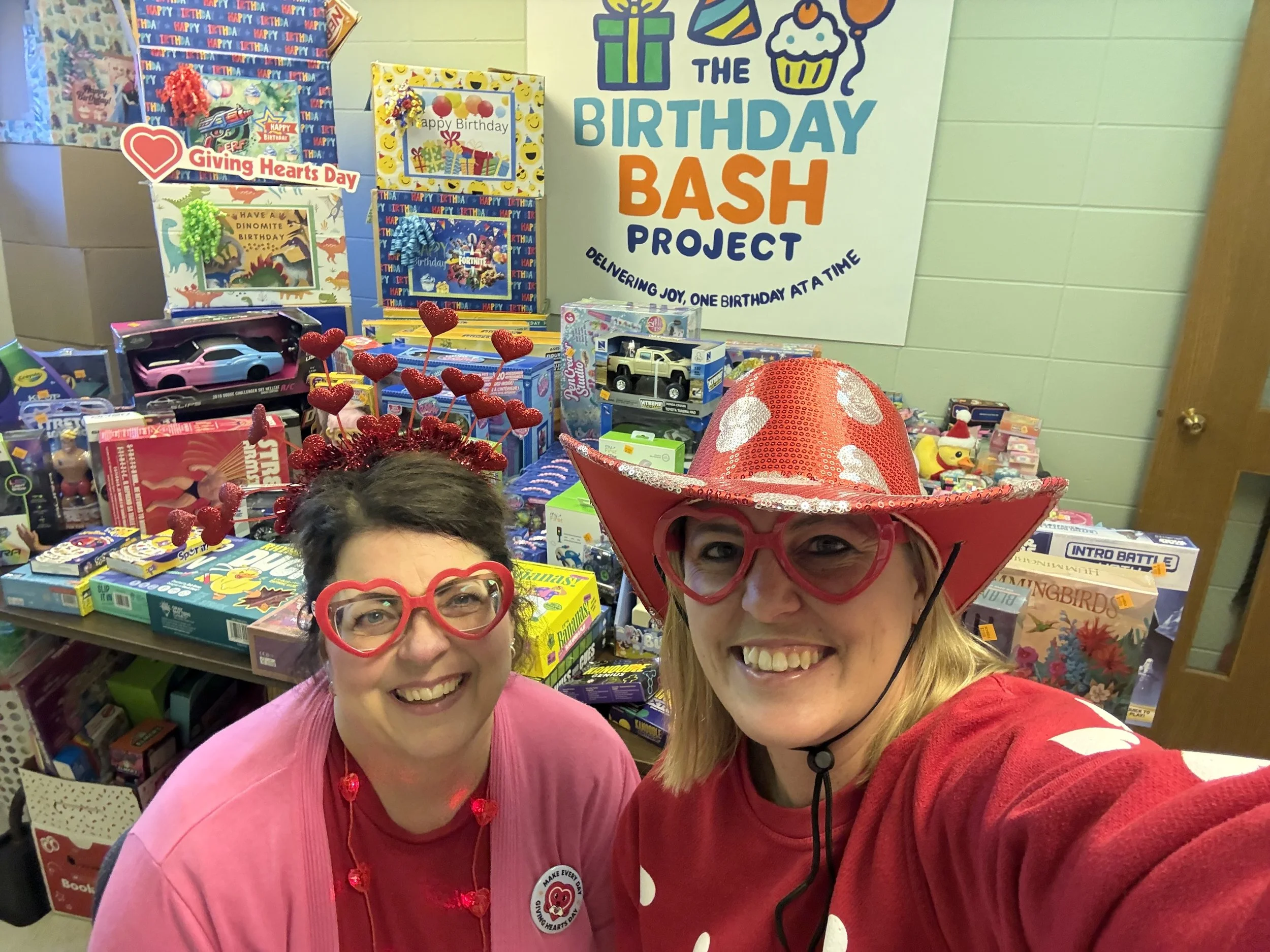 My awesome SIDE KICK, Katie! Celebrating Giving Hearts Day.