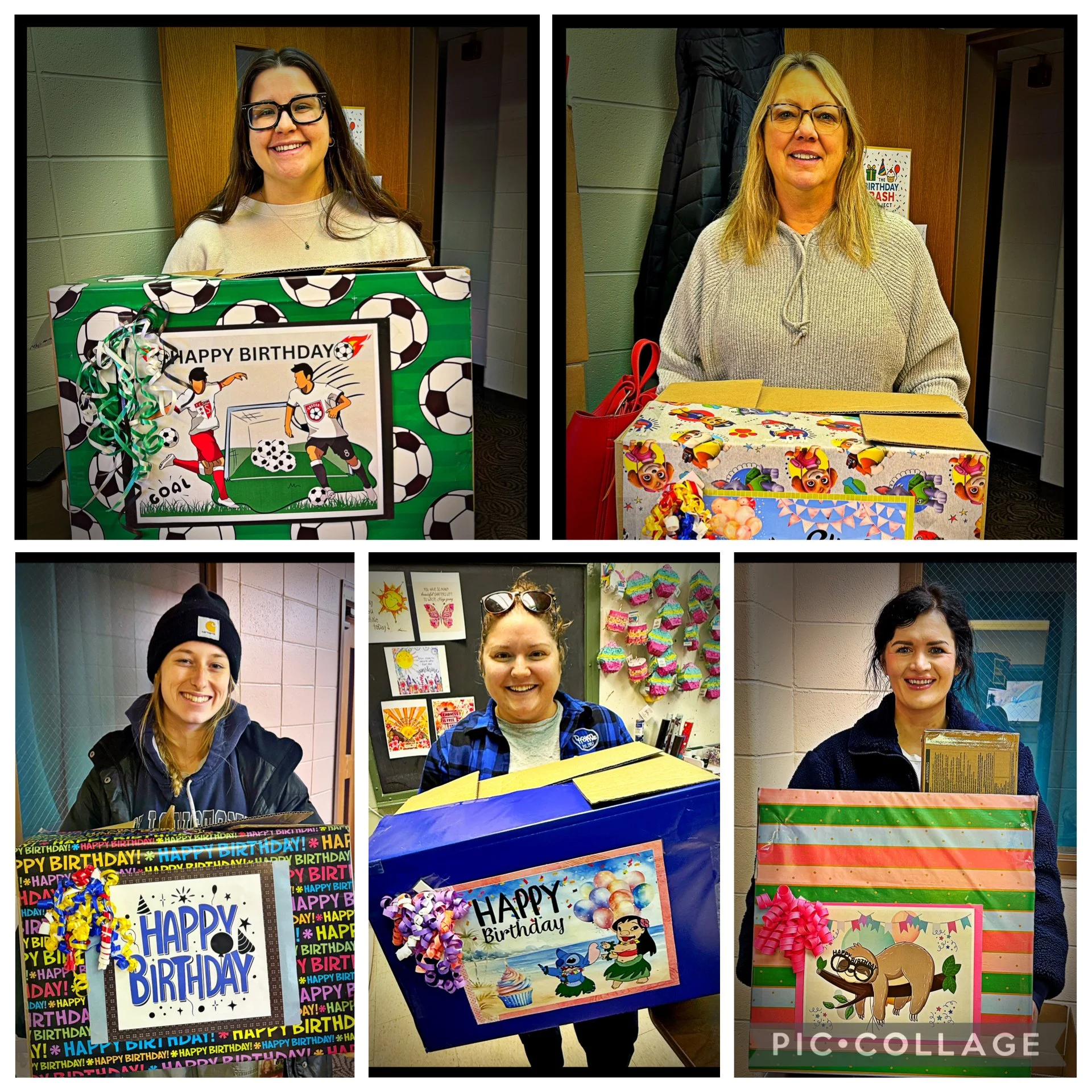 Wonderful referral partners picking up boxes.