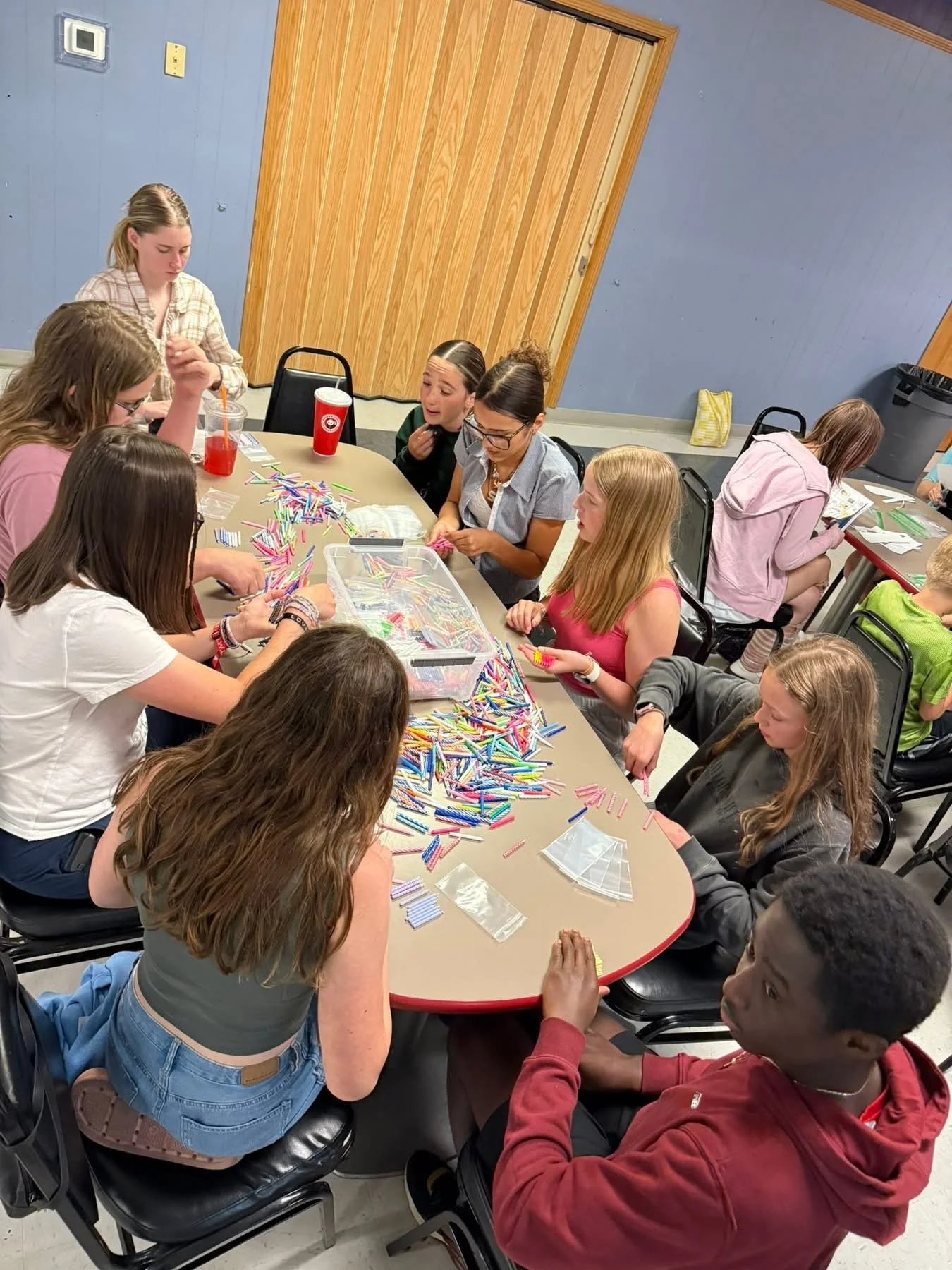 Goose Berry Park Players volunteering in August. 