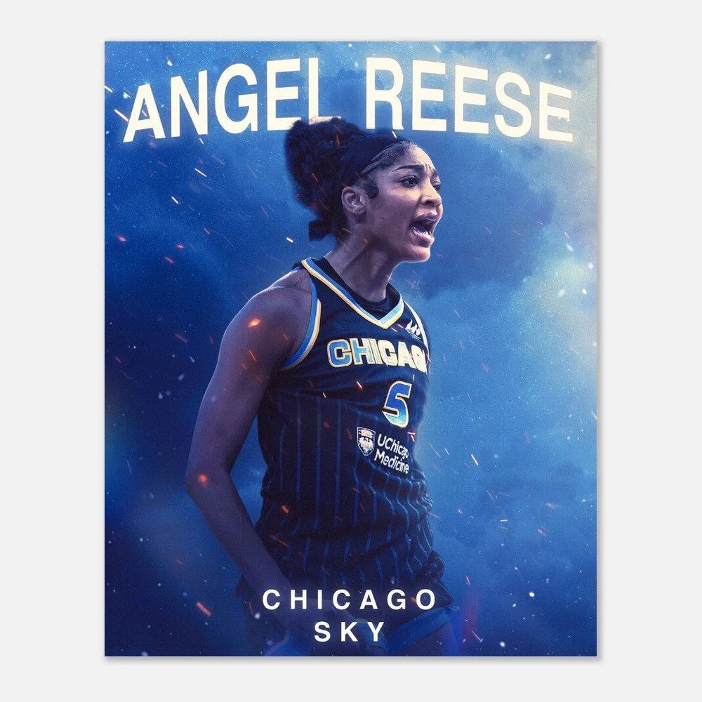 Angel Reese Fan Art Poster | Basketball Wall Art Print