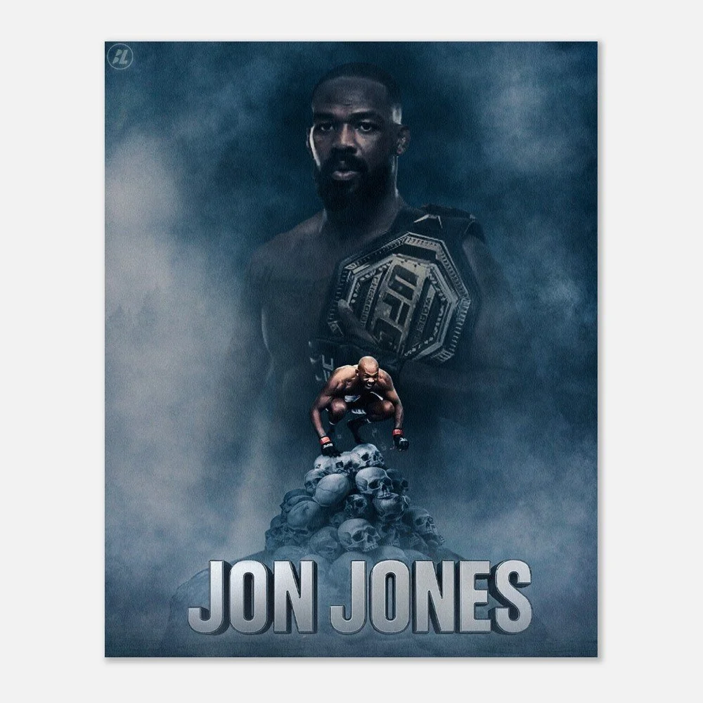 Jon Jones Fan Art Poster | UFC MMA Wall Art Print