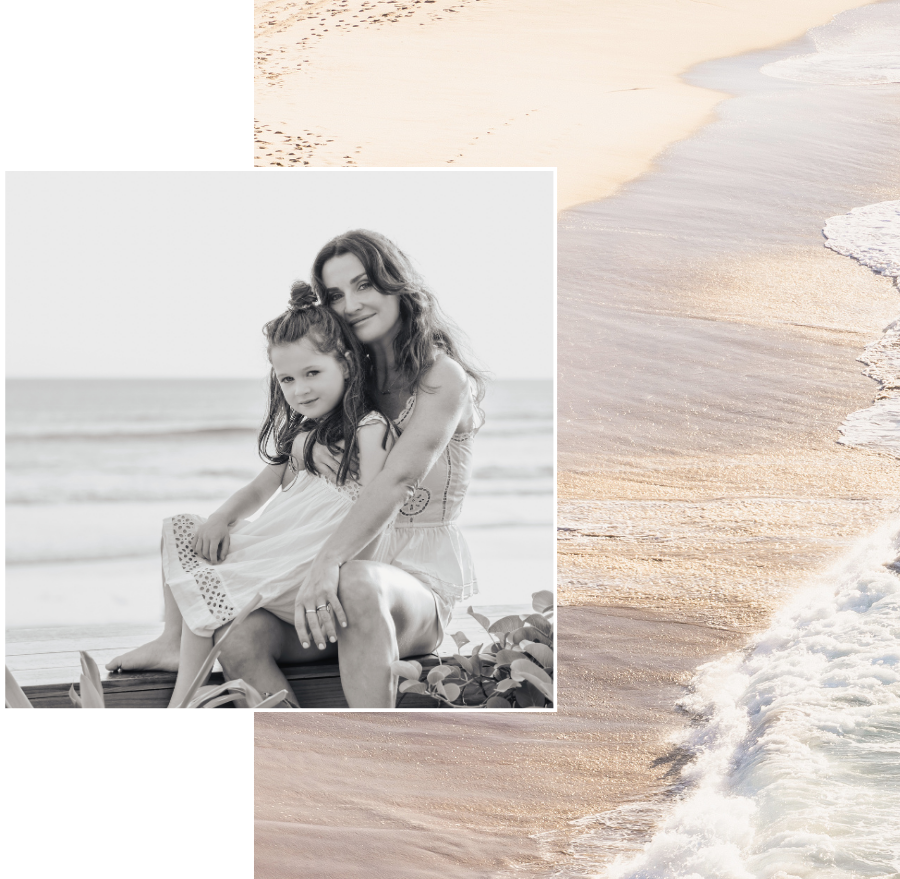 Mother and daughter portrait in soft natural light, Sydney family photography