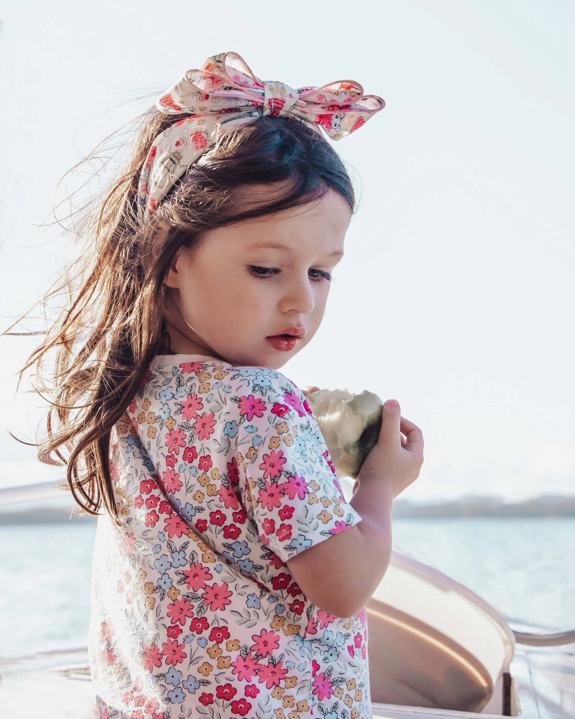 Child by the ocean captured by Sydney family photographer Georgie Meadows Creative  