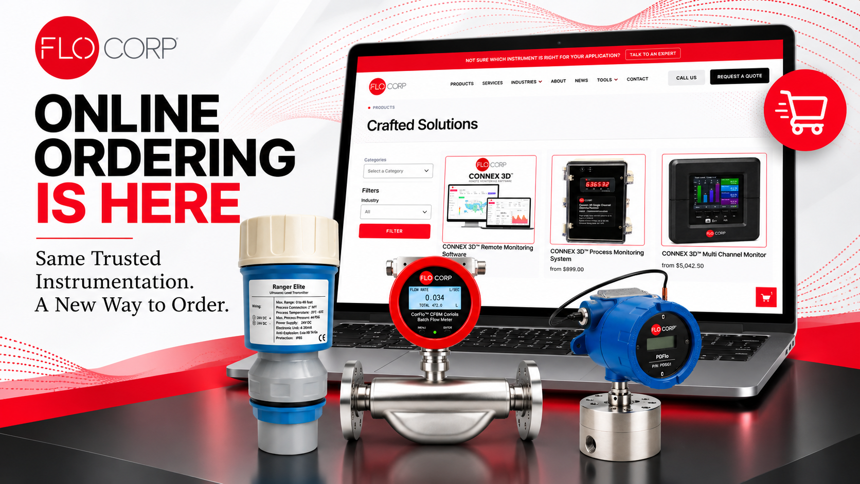 Online Ordering Is Here. Product Page with Products.