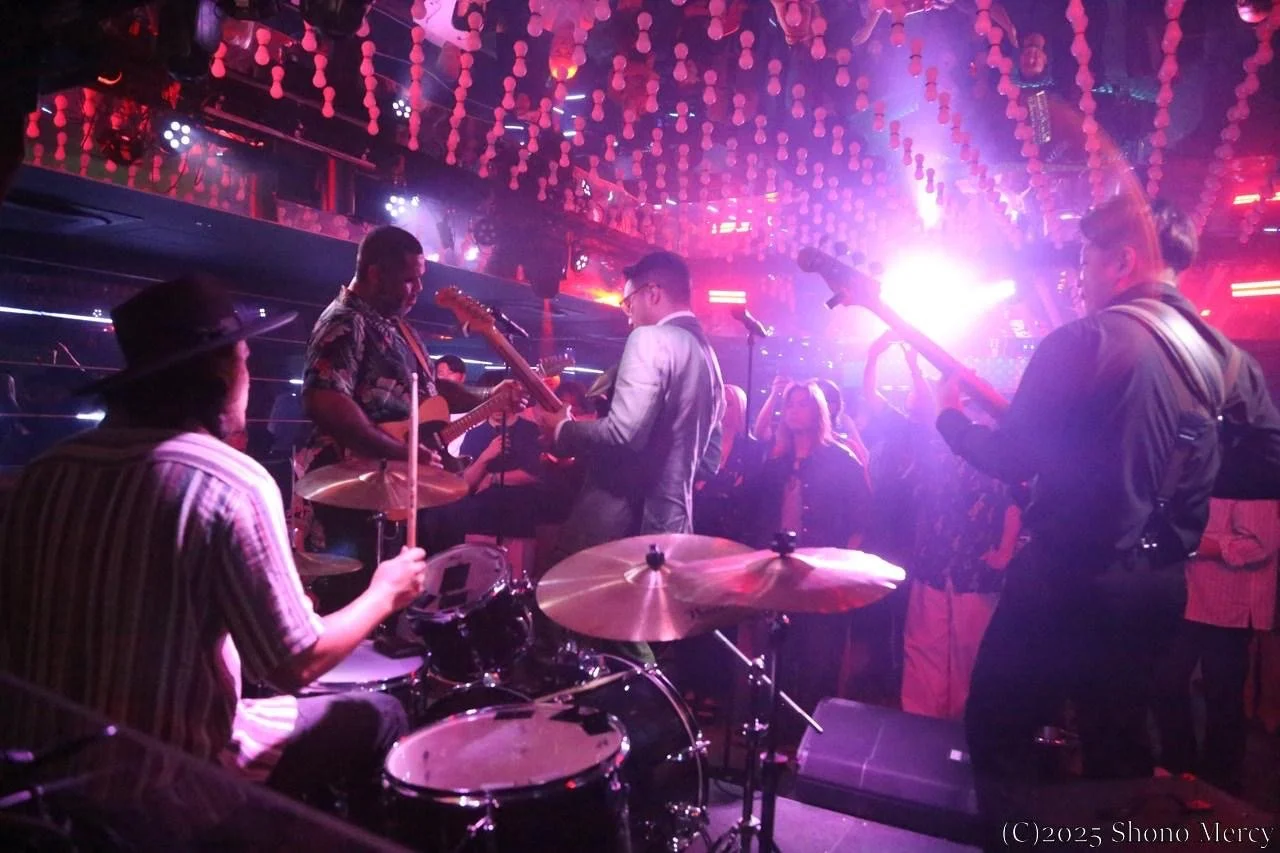 Playing with Kirk Fletcher in Japan.