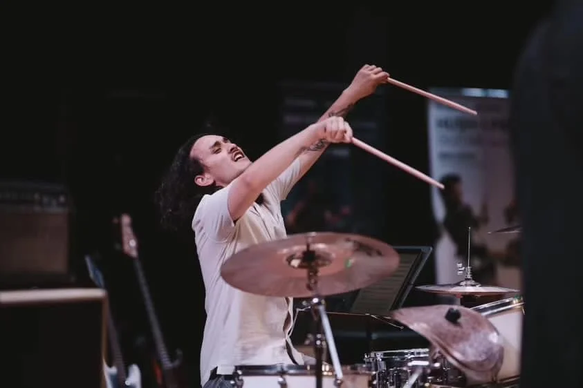 Drum clinic in China.