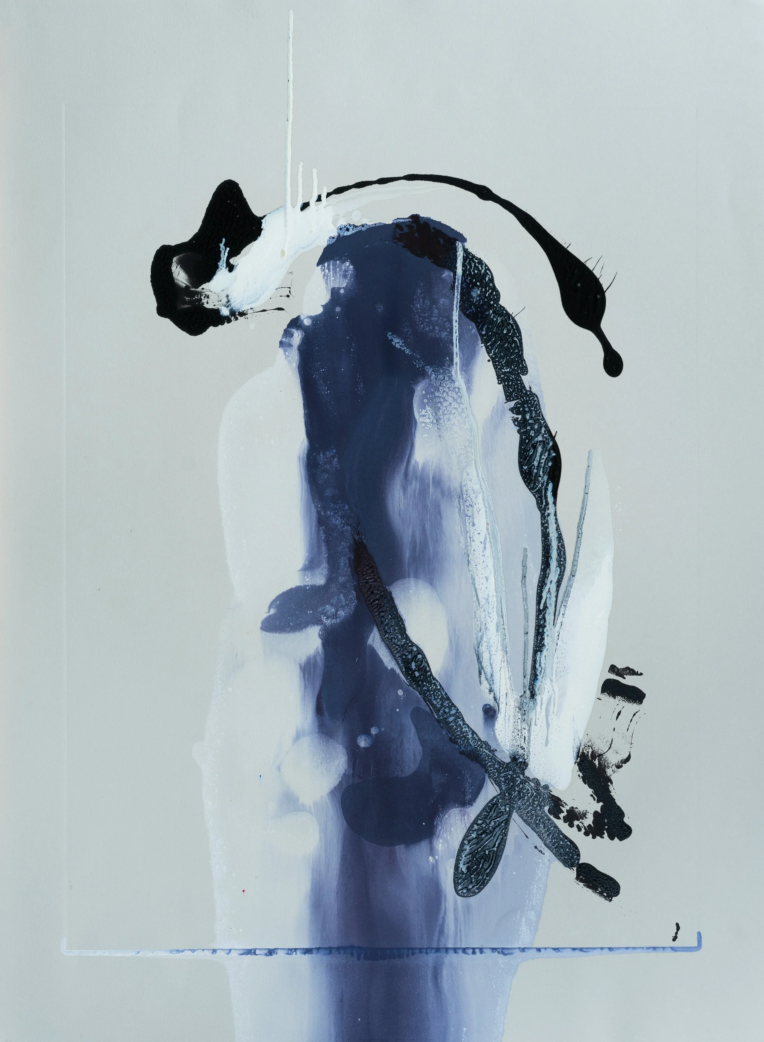 Untitled - Mono Print - 22" x 30"