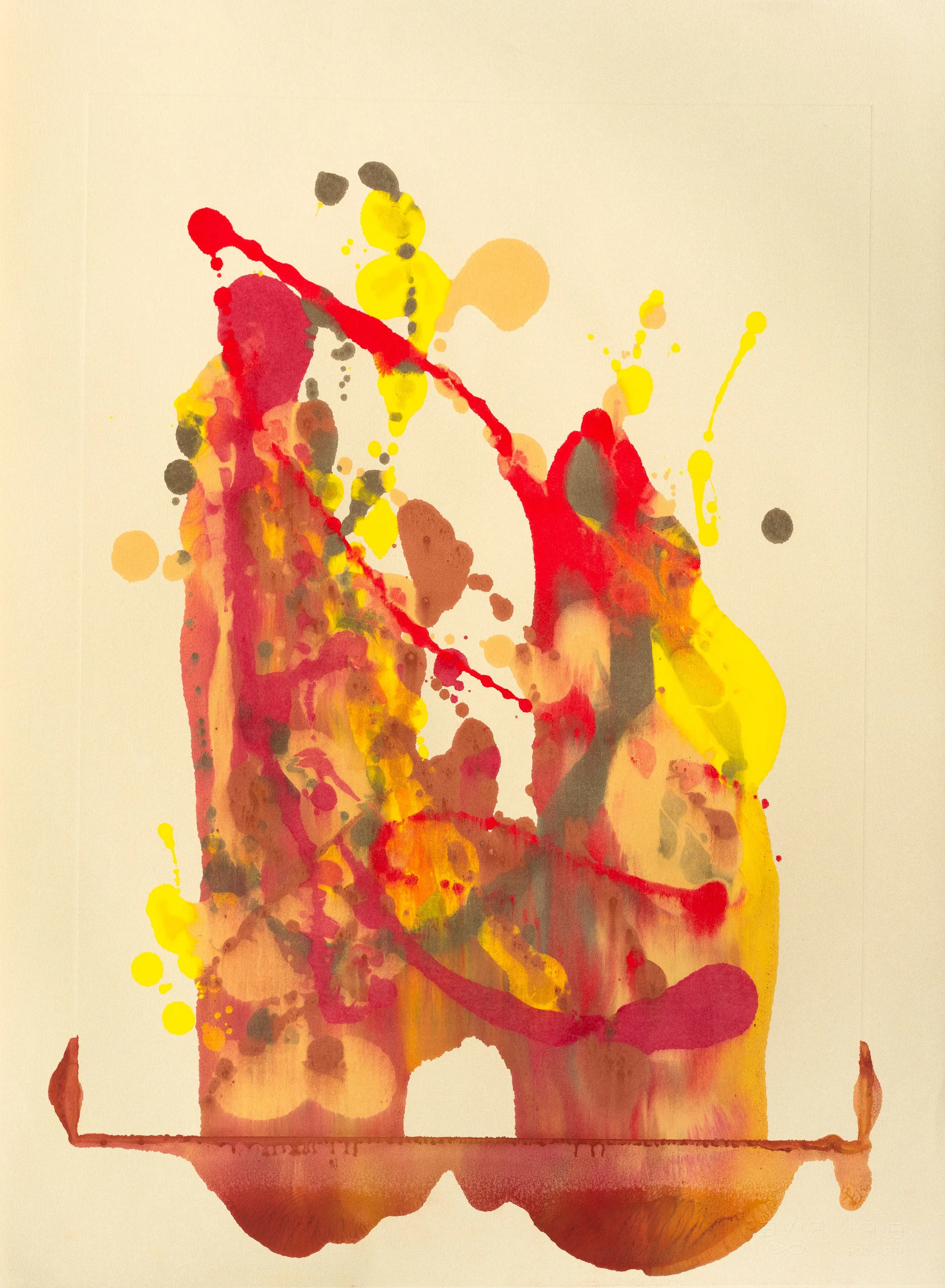 Untitled - Mono Print - 22" x 30"