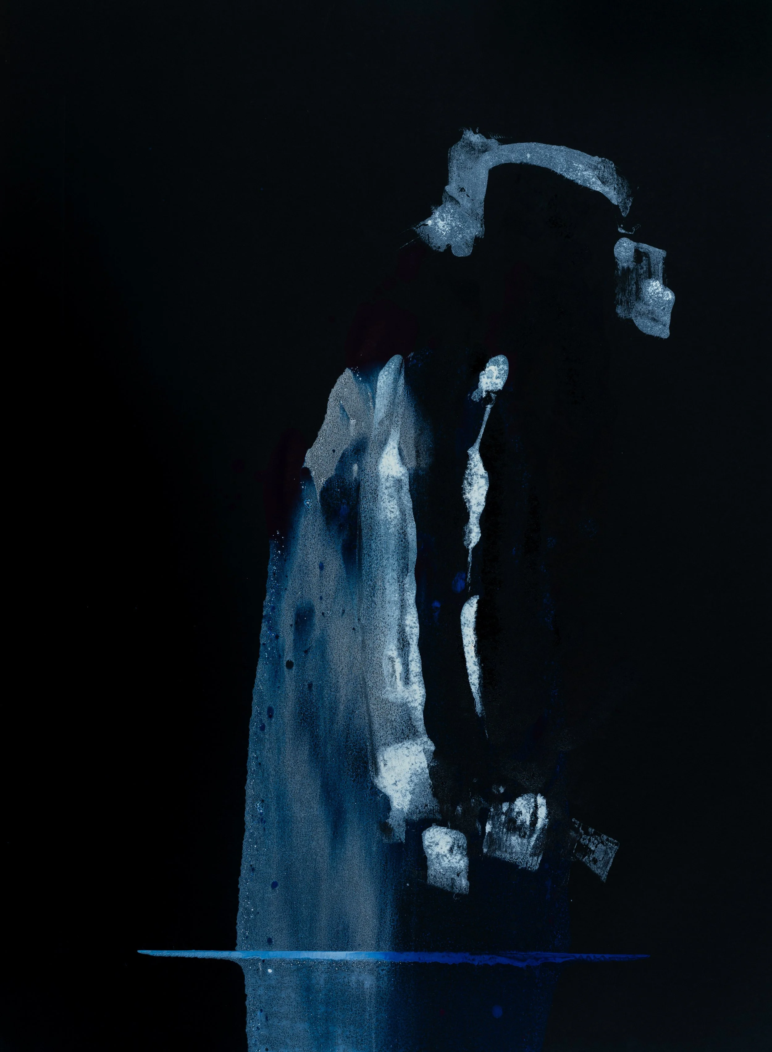 Untitled - Mono Print - 22" x 30"