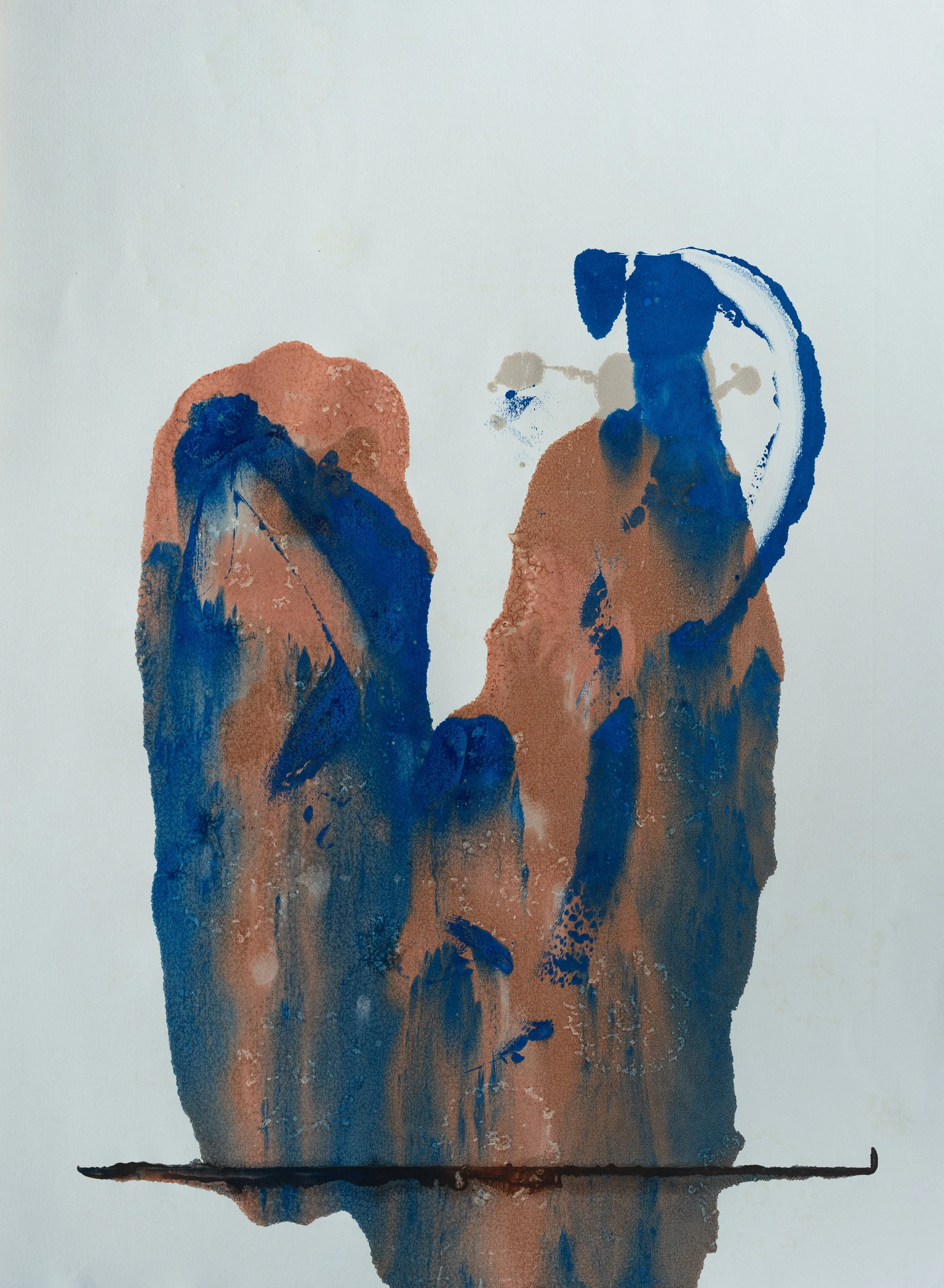 Untitled - Mono Print - 22" x 30"