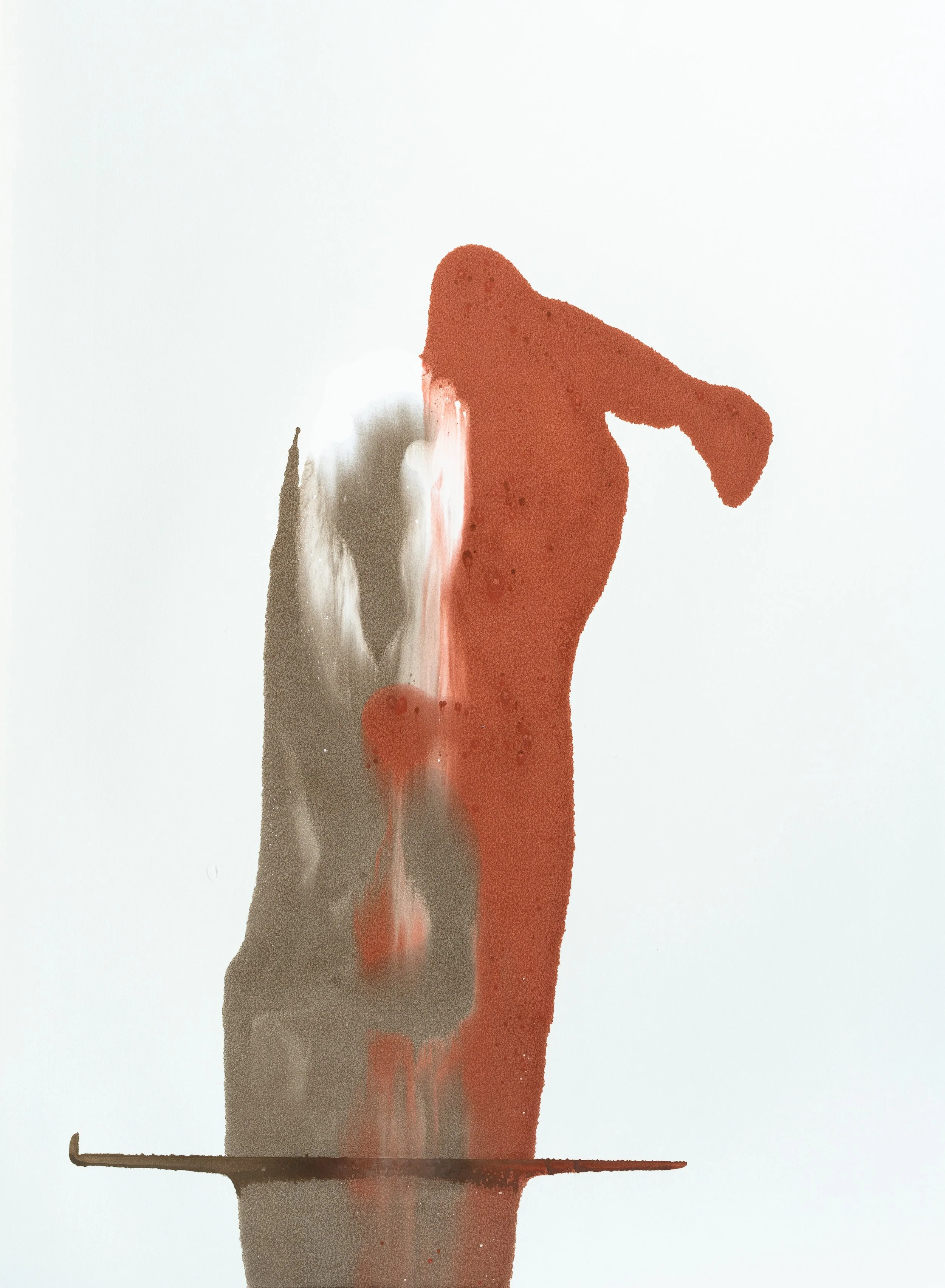Untitled - Mono Print - 22" x 30"