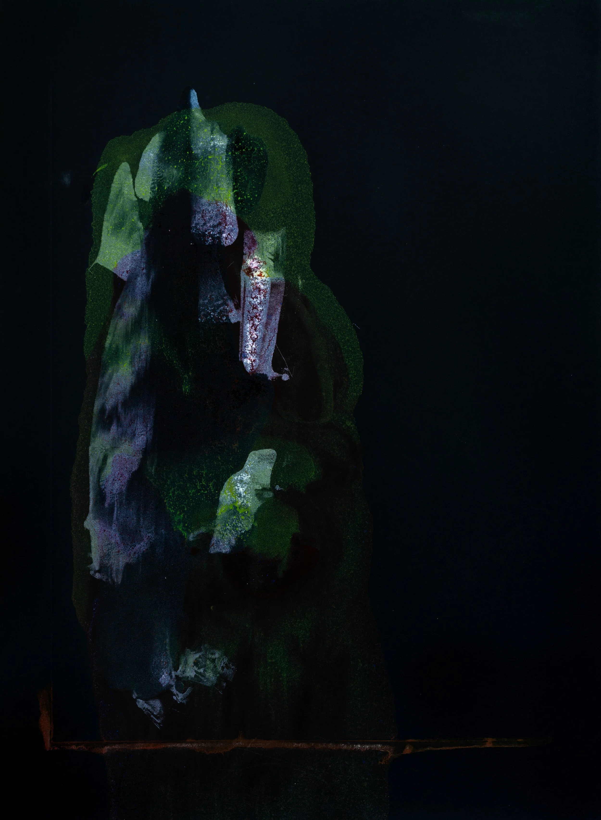 Untitled - Mono Print - 22" x 30"