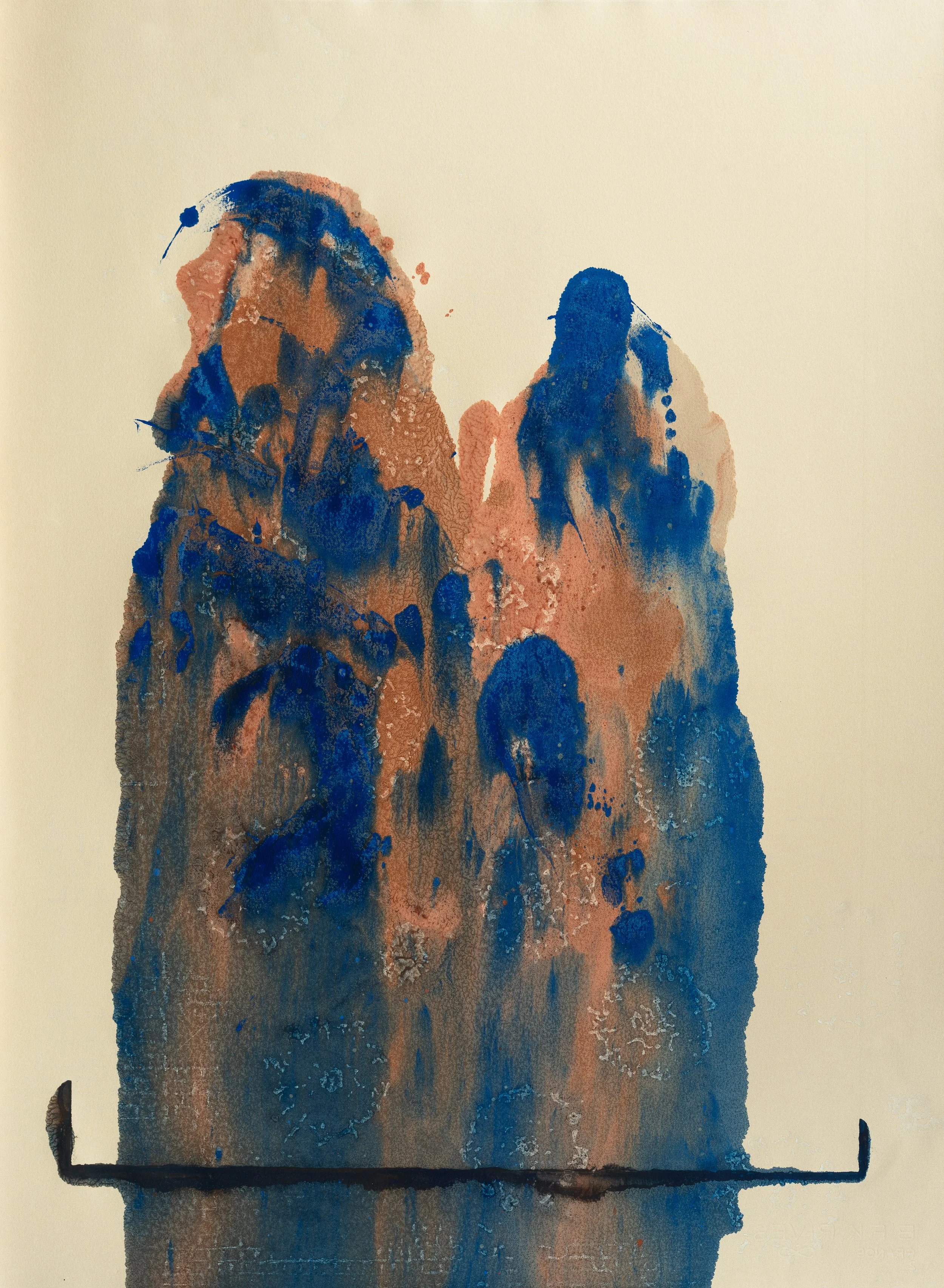 Untitled - Mono Print - 22" x 30"