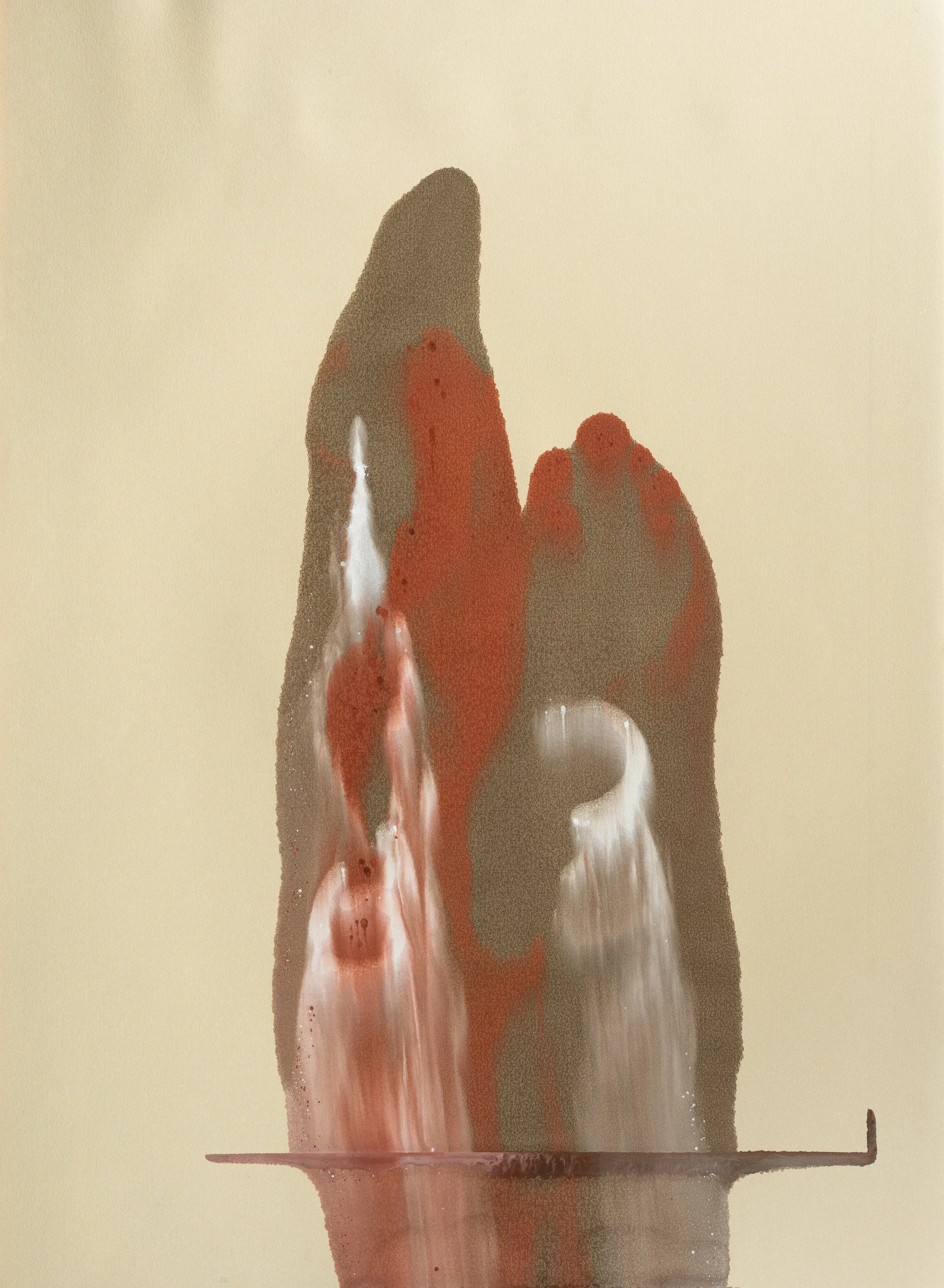 Untitled - Mono Print - 22" x 30"