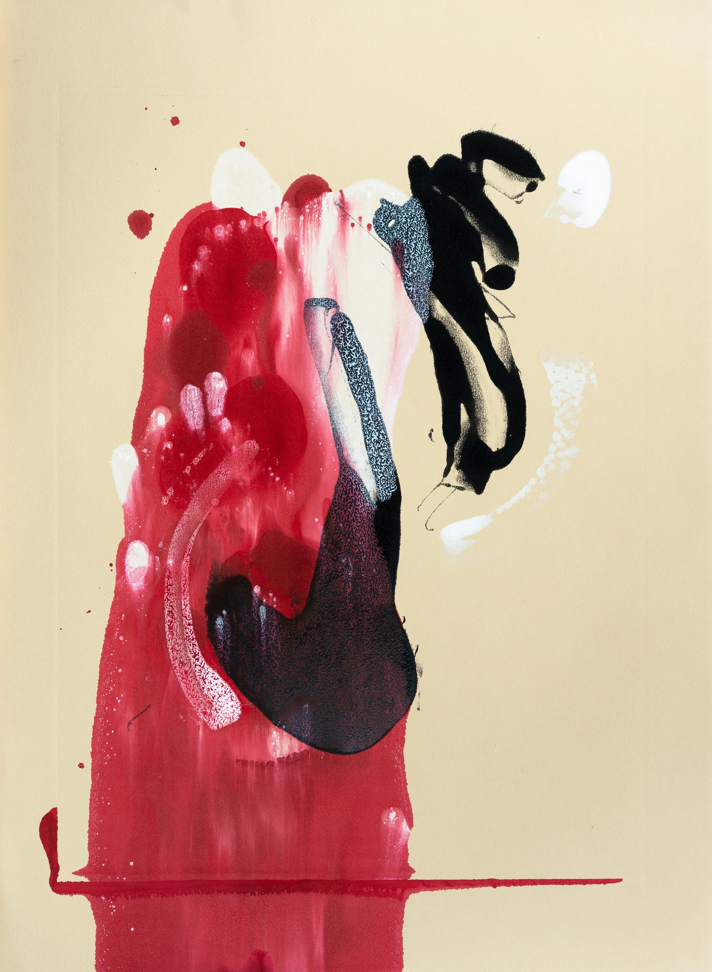 Untitled - Mono Print - 22" x 30"