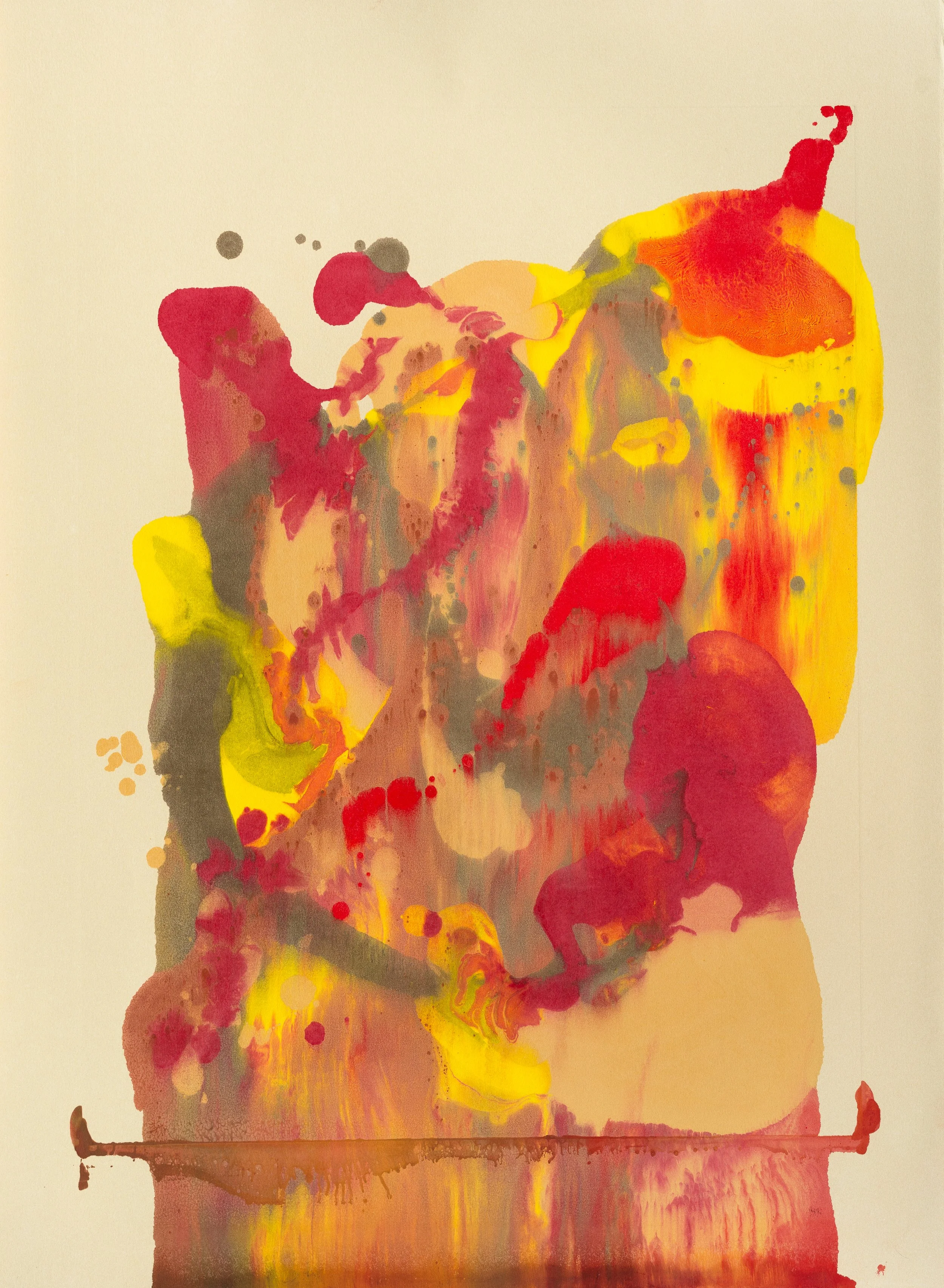 Untitled - Mono Print - 22" x 30"