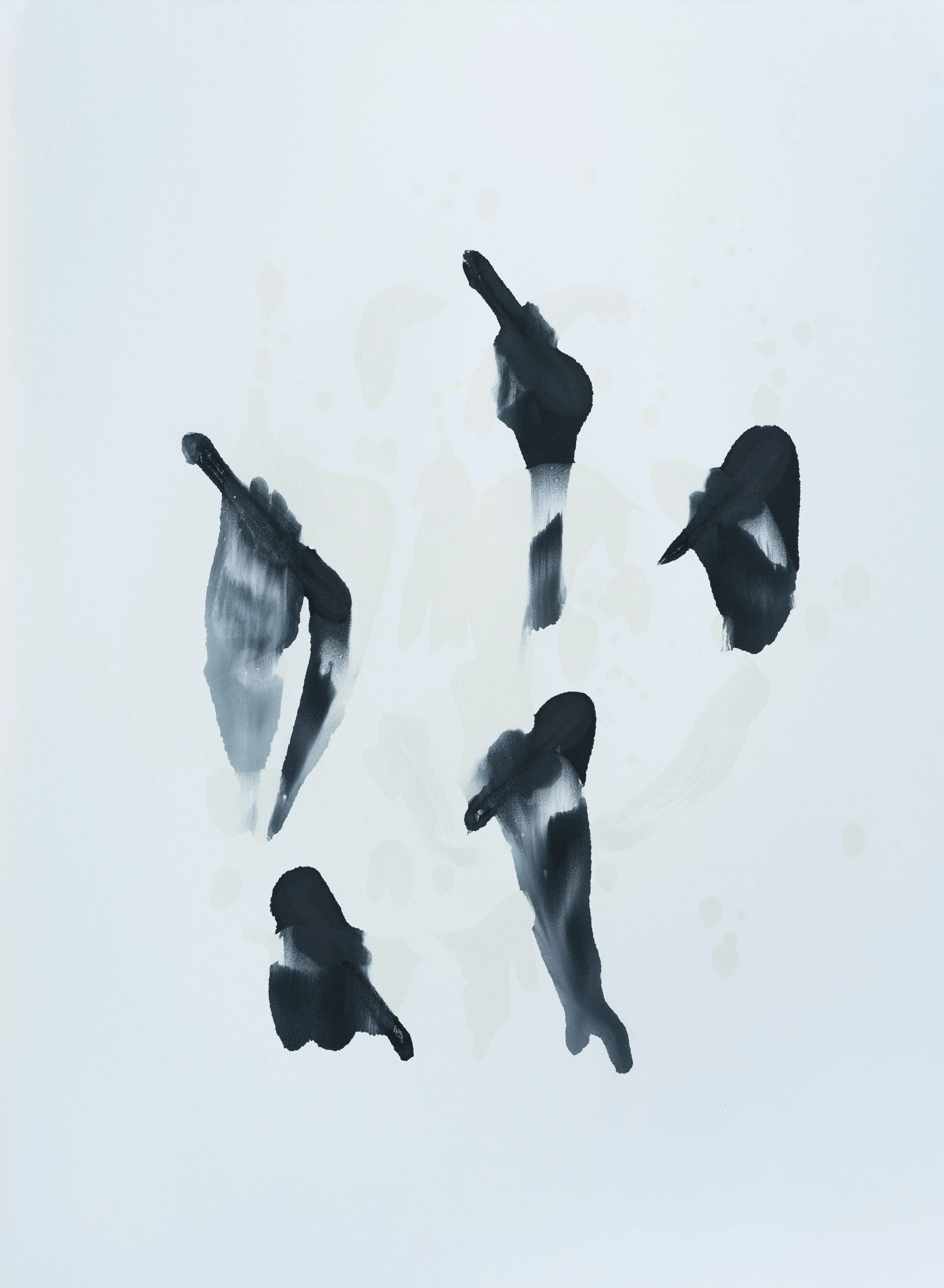 Untitled - Mono Print - 22" x 30"