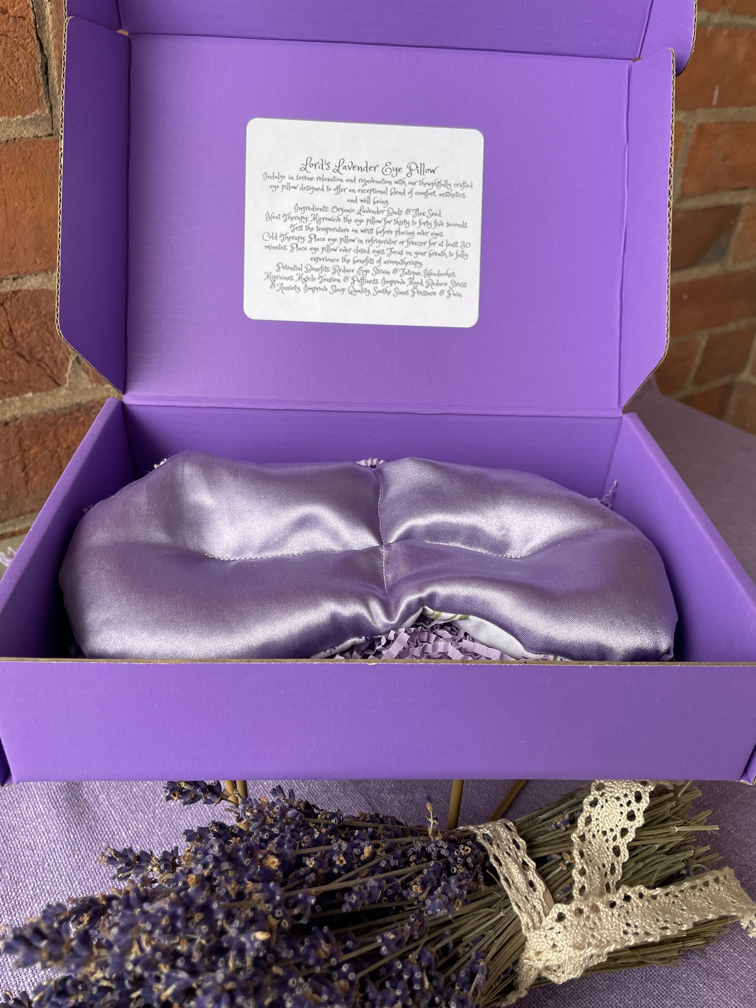 Lavender Weighted Eye Pillow