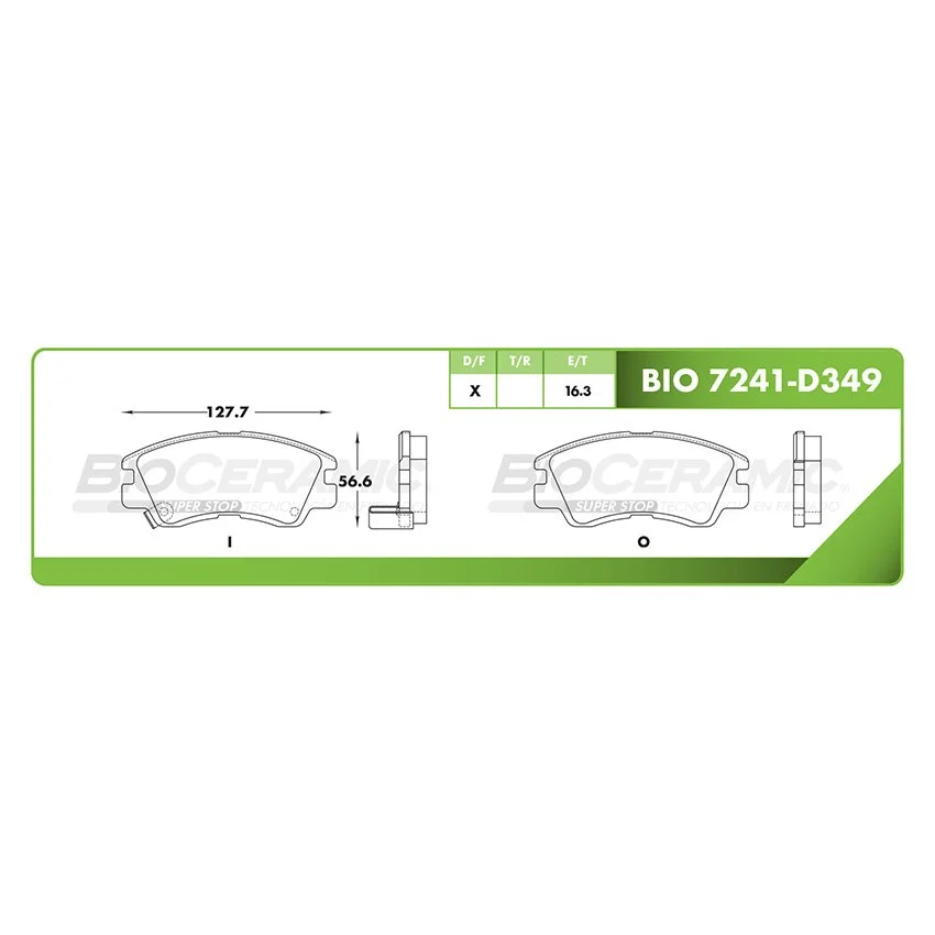 BALATA DE DISCO RBDBBIO-7241-D349