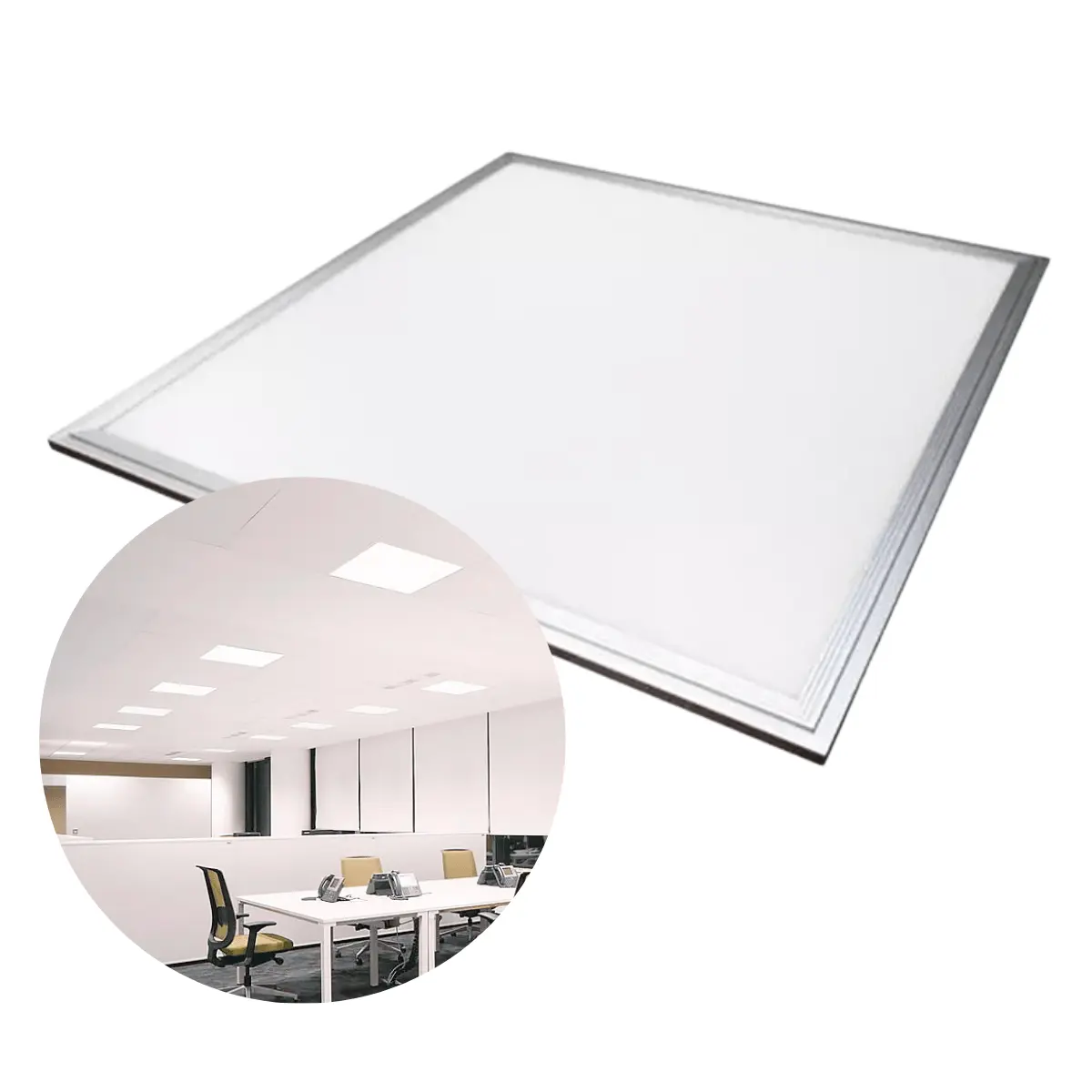 Panel LED Empotrable 60x60 48W Luz Blanca para Cielo Raso